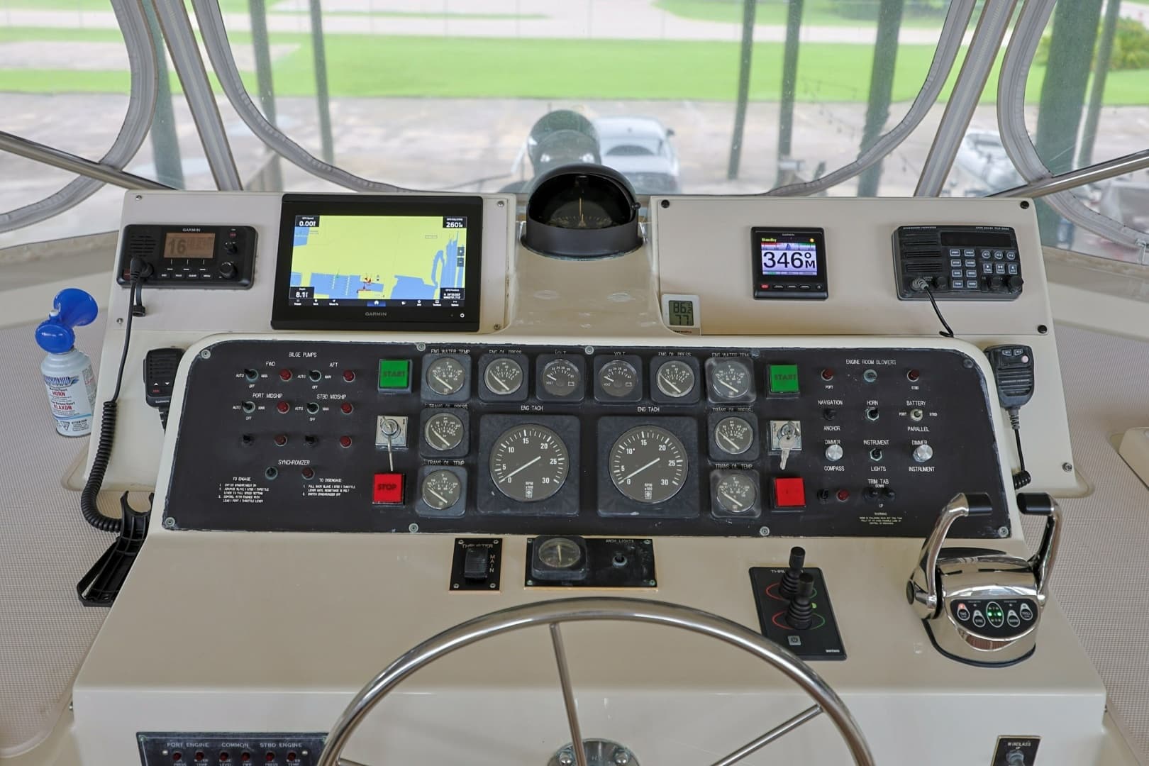 1989 Hatteras 74 Cockpit Motor Yacht