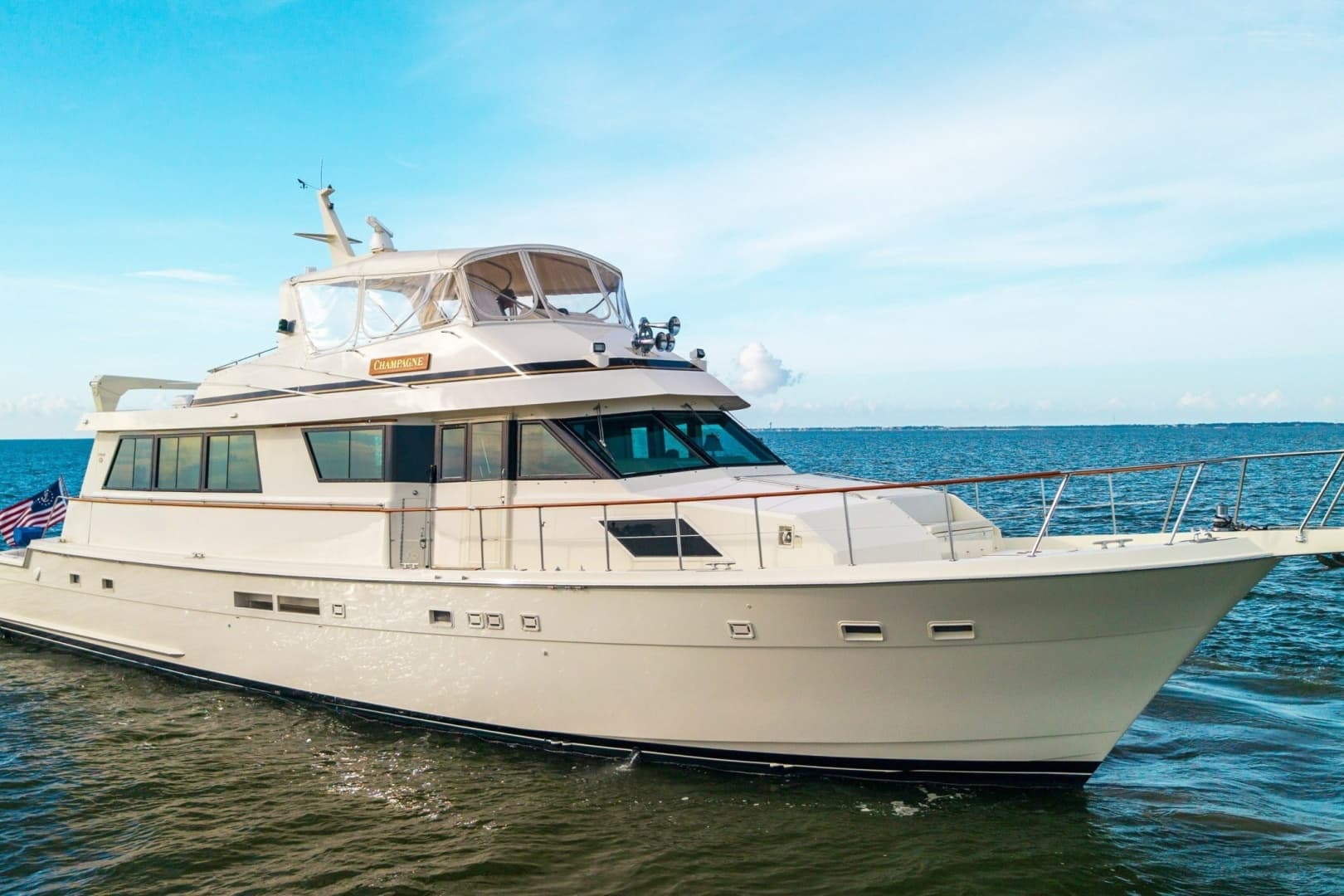 1989 Hatteras 74 Cockpit Motor Yacht