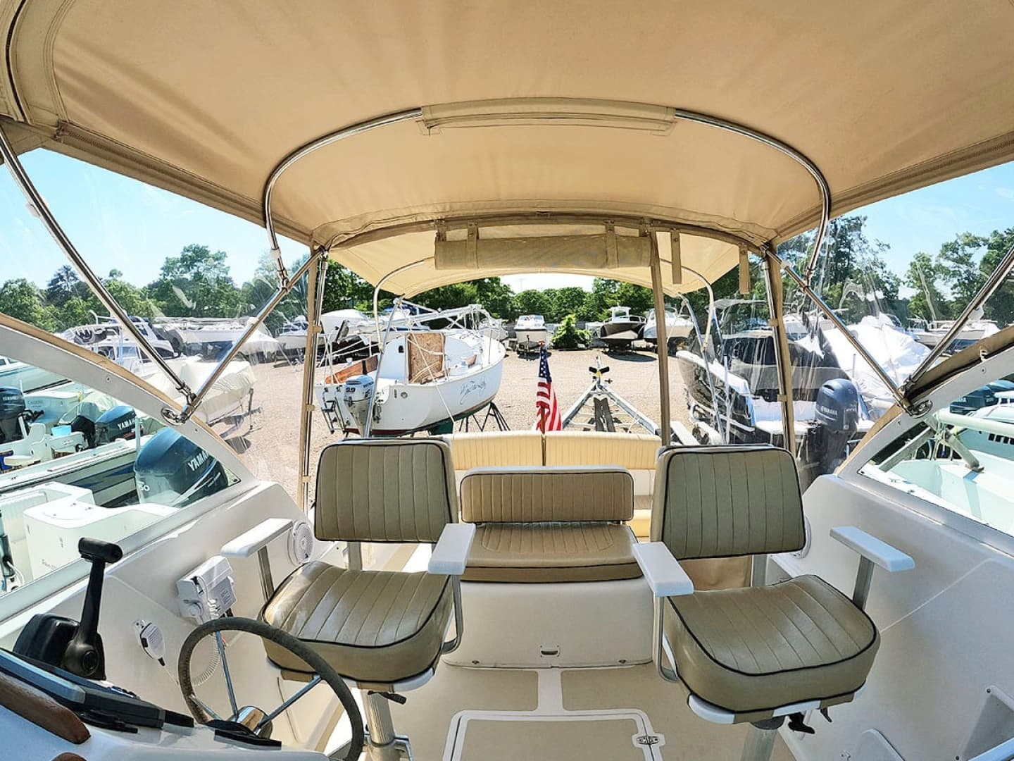 Helm Looking Aft