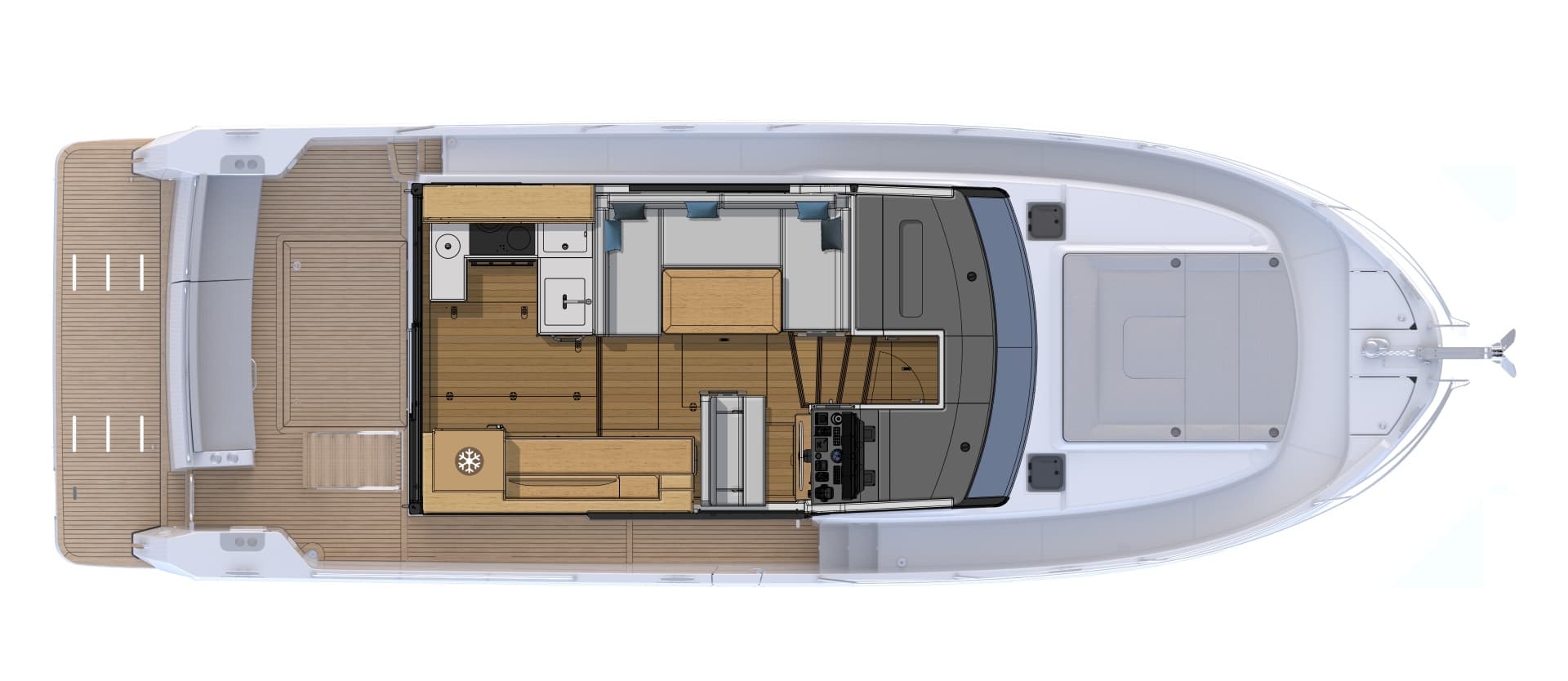 2027 Beneteau Swift Trawler 43 Fly