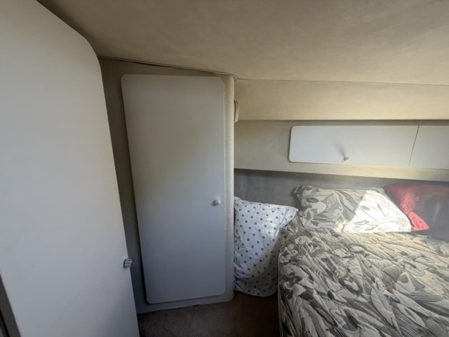 Forward state room port hanging locker