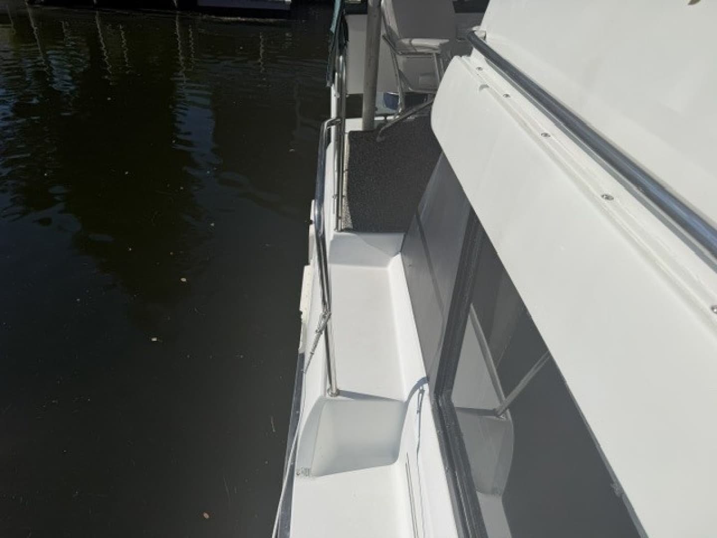Starboard side deck
