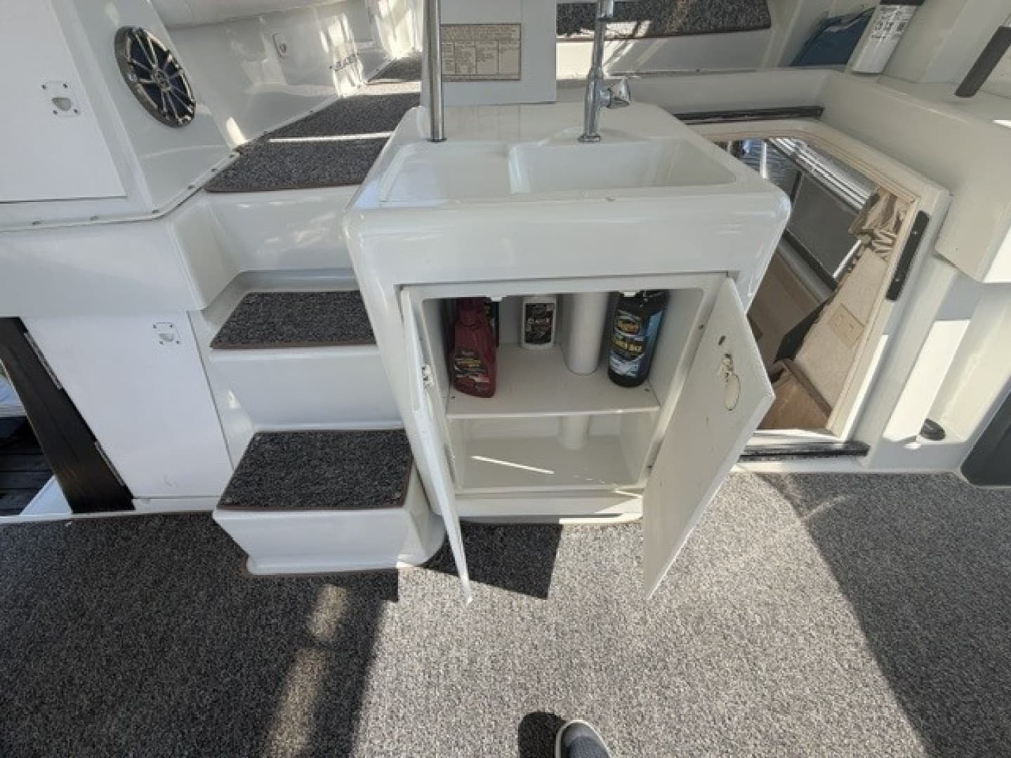 Sundeck bar storage