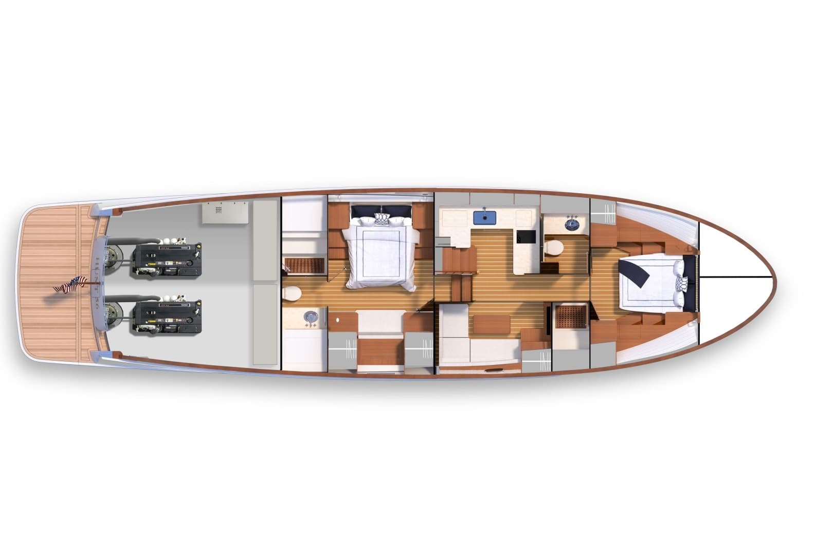 2027 Hunt Yachts 56 Flybridge