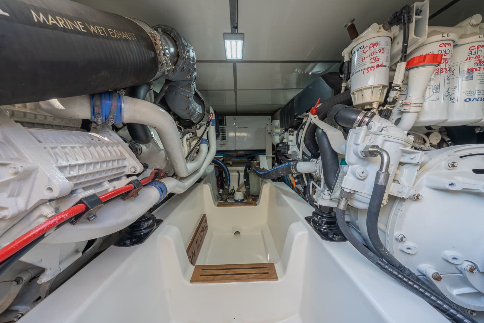 Spotless Engine Room