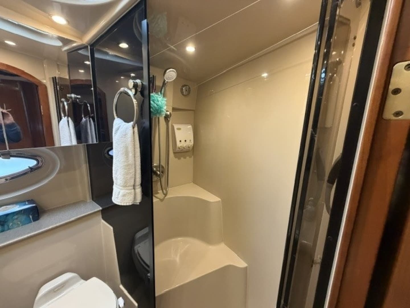 Bathroom stall shower
