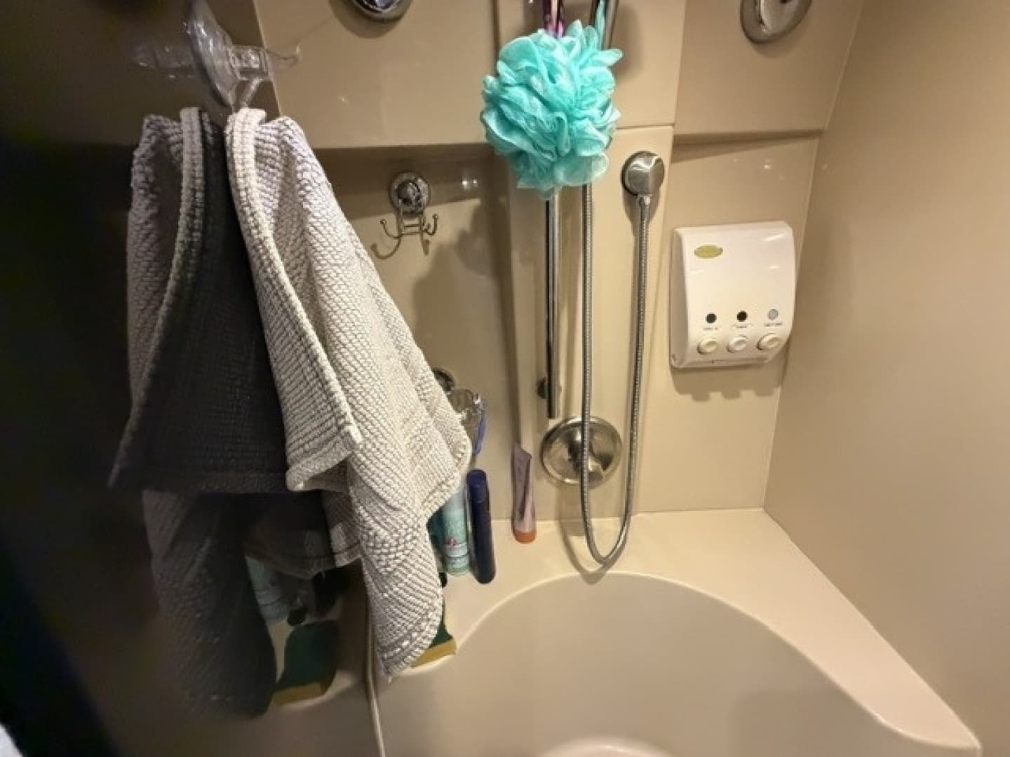 Bathroom stall shower