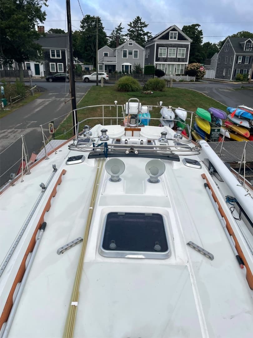 Foredeck, on the Hard