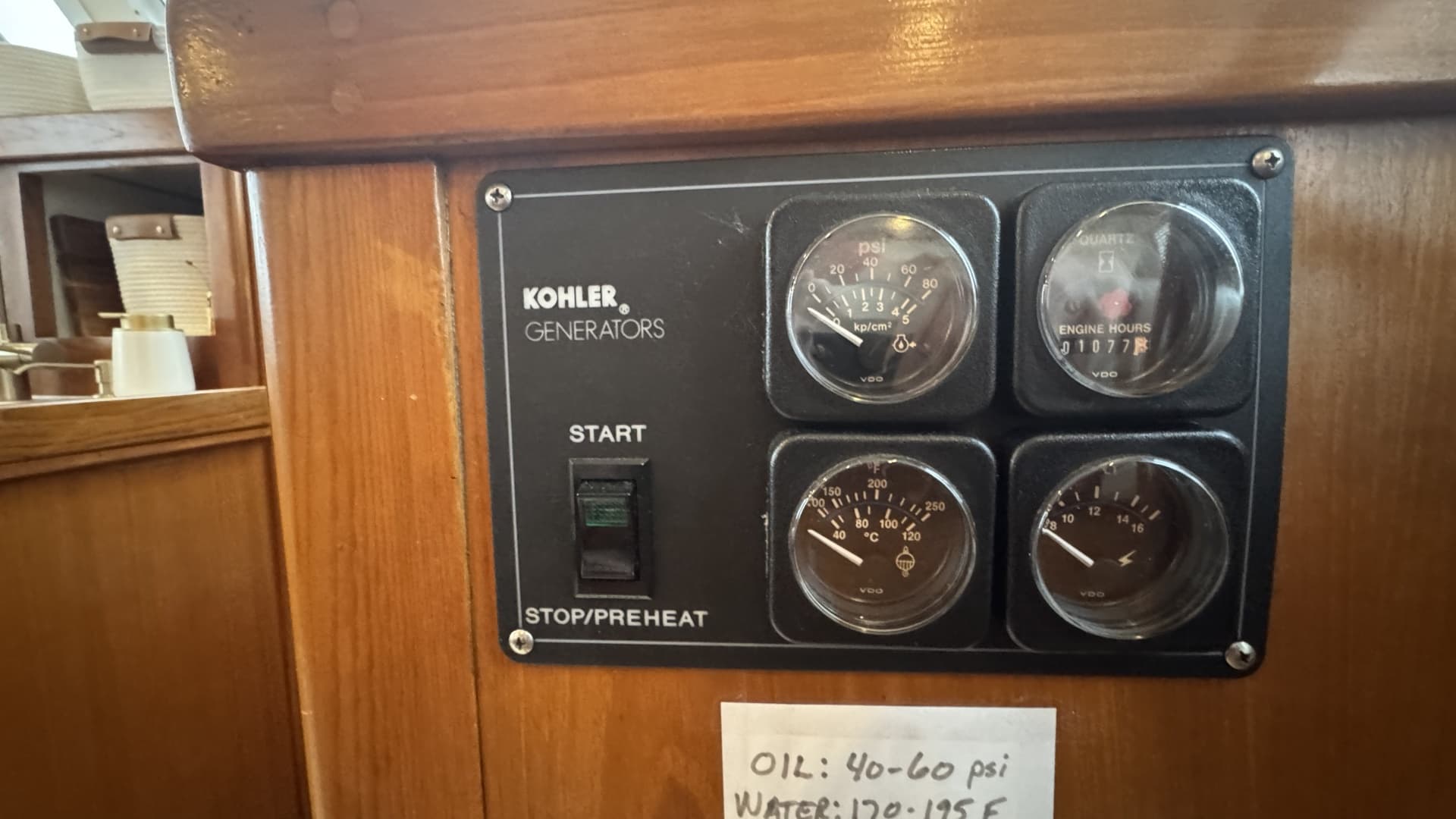 Generator Control Panel