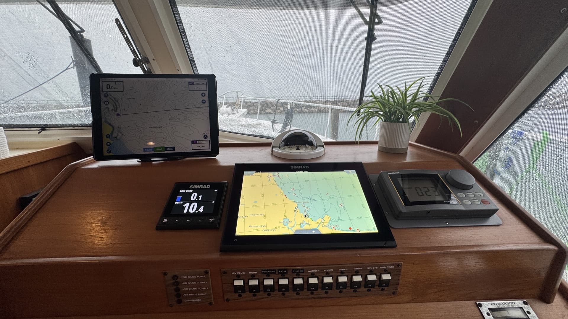 Lower Helm Navigation and Controls