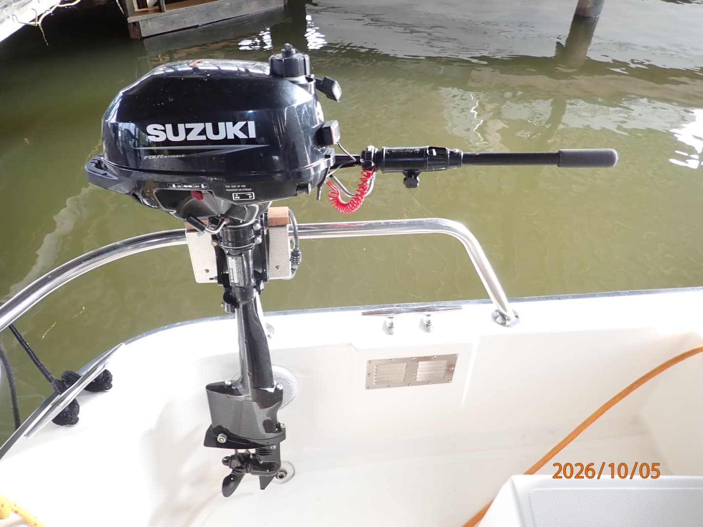 34' Nordic Tugs tender outboard