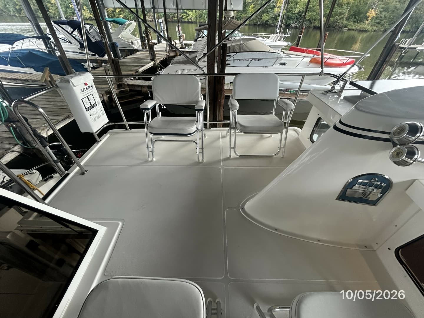 34' Nordic Tugs flybridge port
