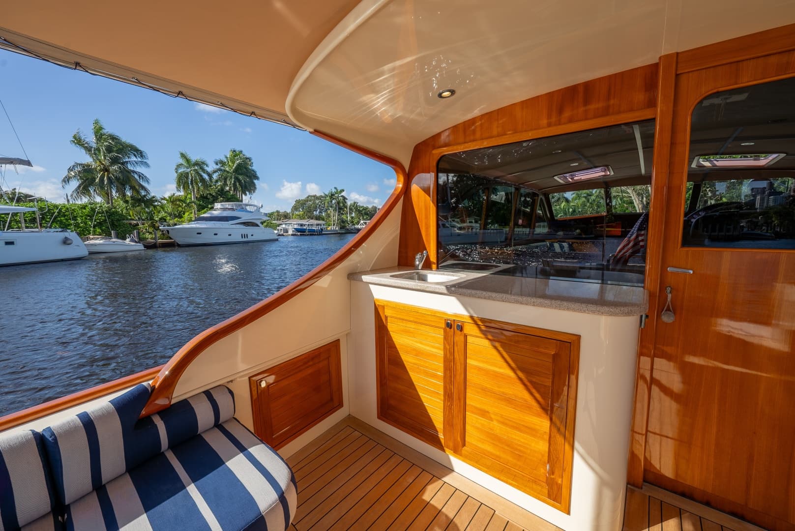 Cockpit Looking Port