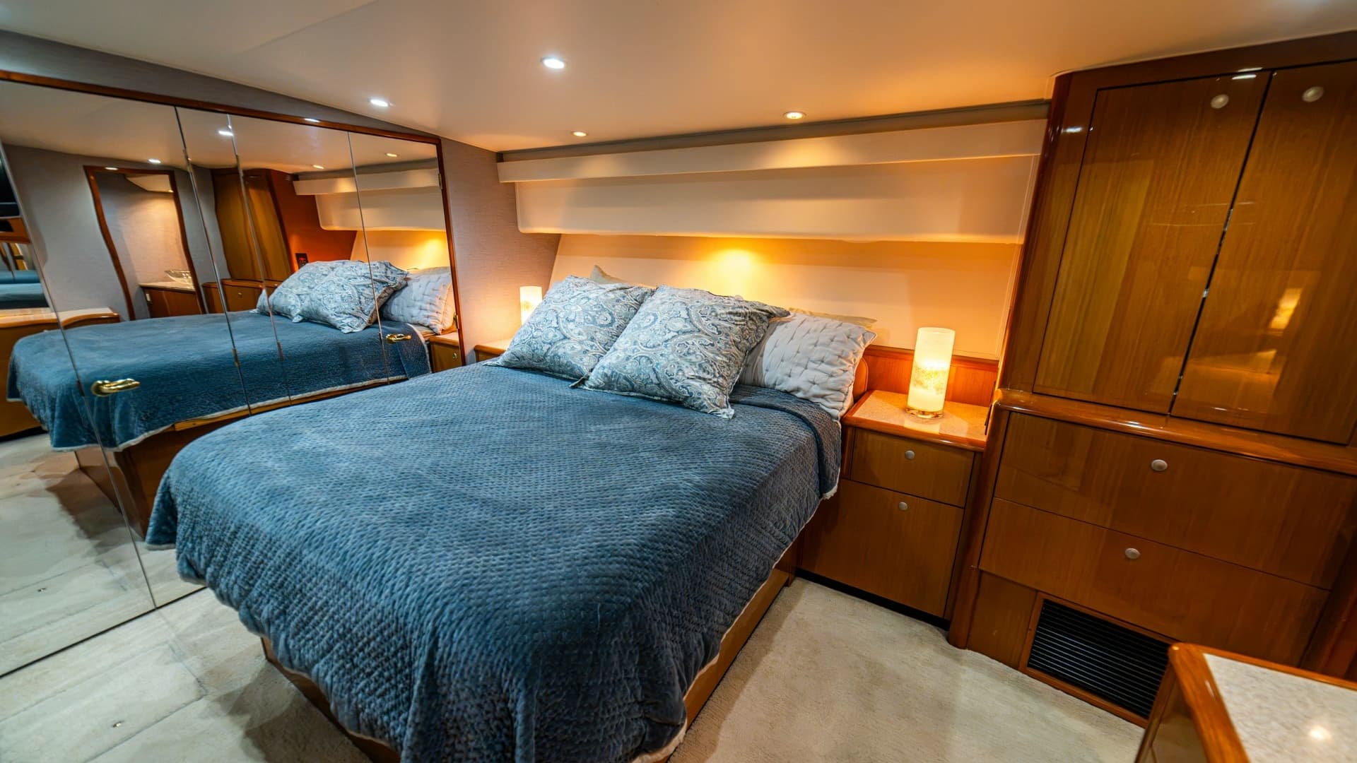 2001 Viking 61 Convertible- Caliente- Master Stateroom