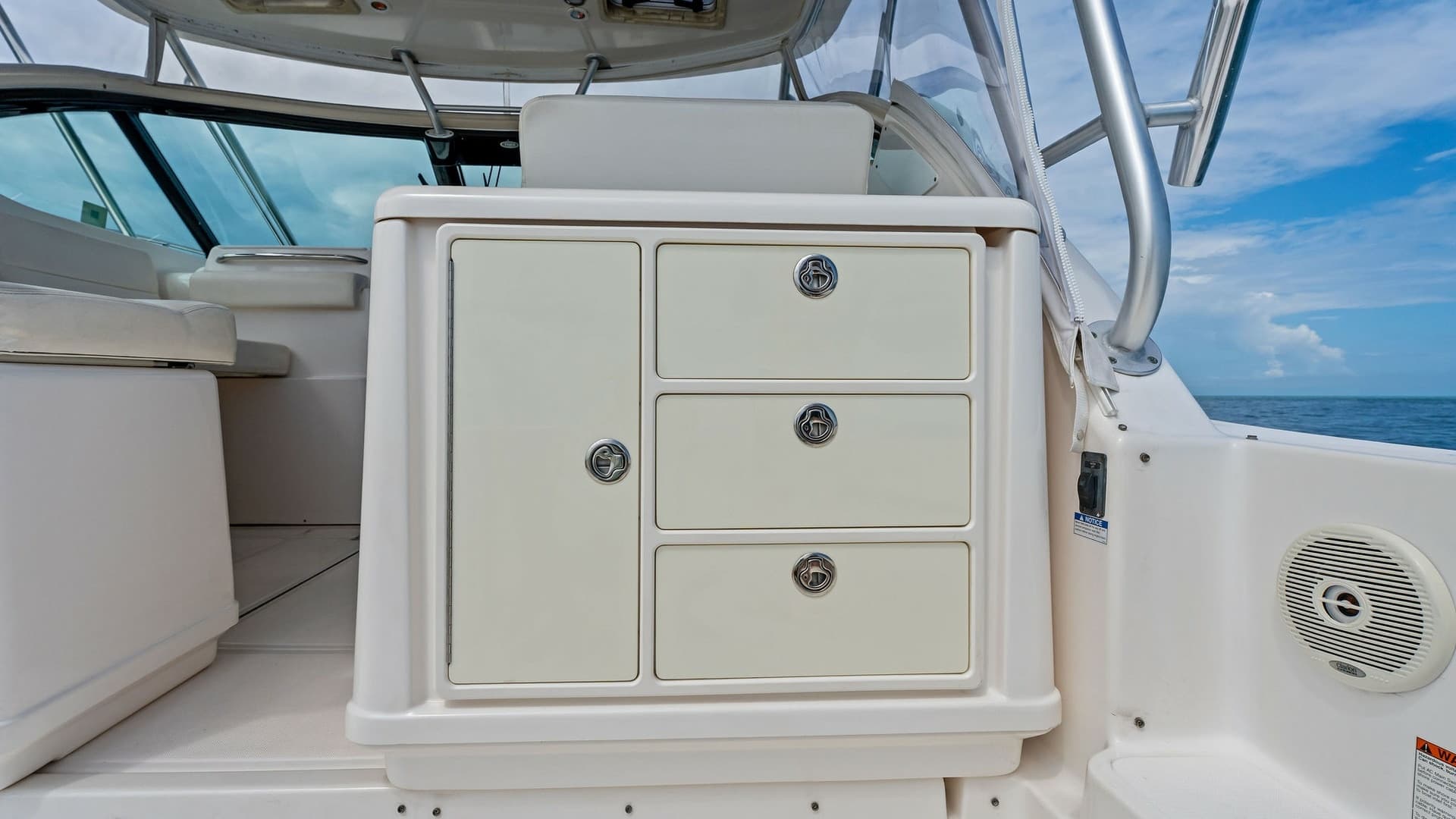 Helm Storage Compartment