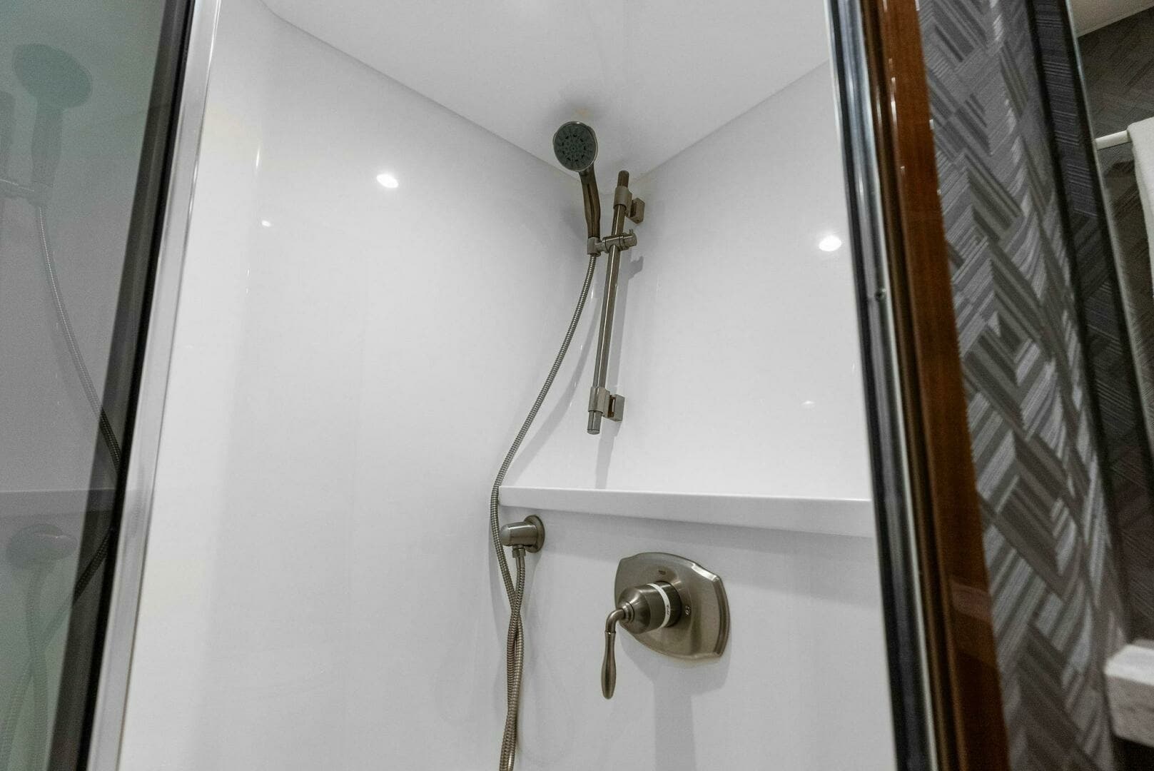 2022 Viking 68 Enclosed Bridge- PIPE DREAM- Forward Stateroom Head