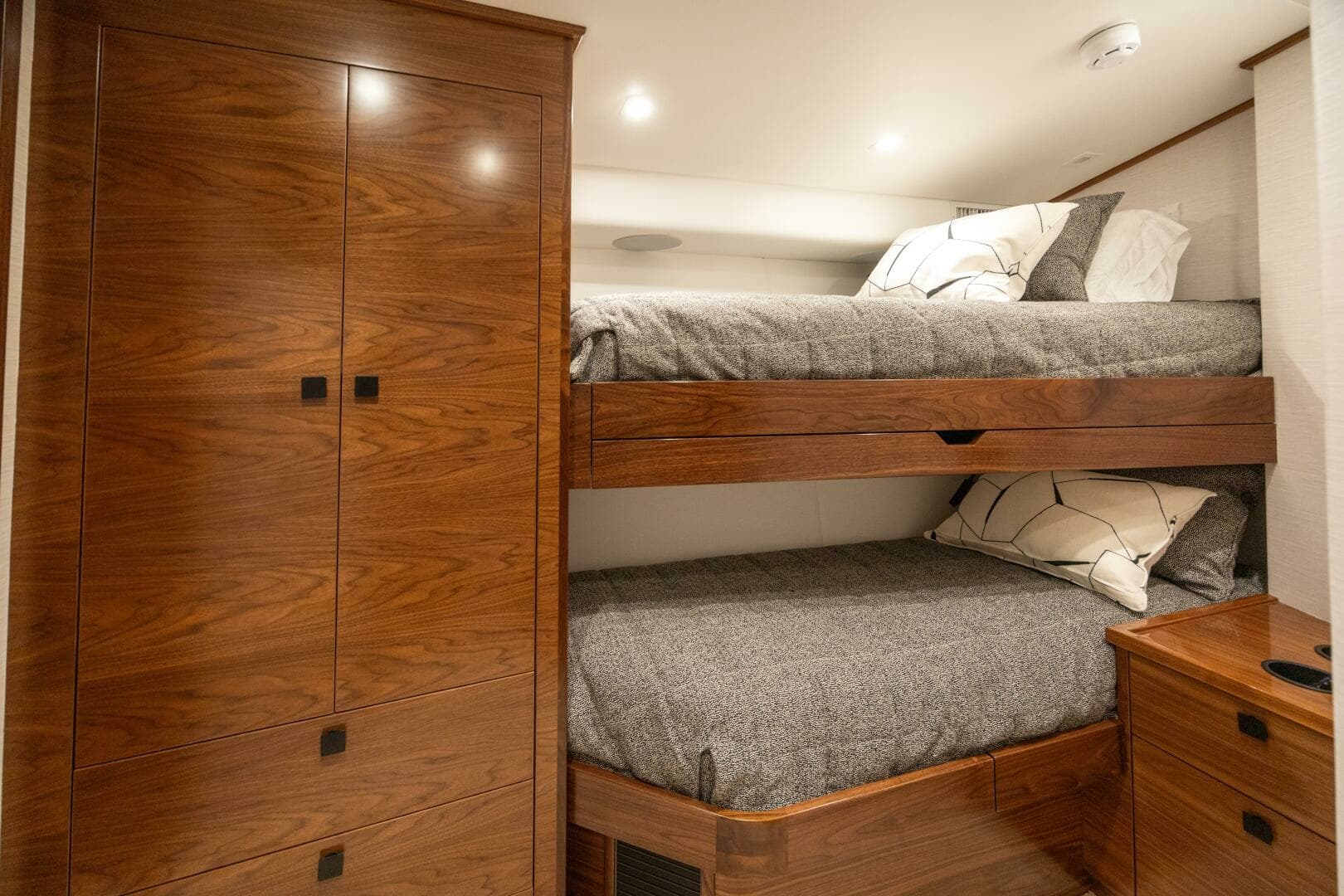 2025 82 Viking Convertible Boujie Port Aft Crew Stateroom