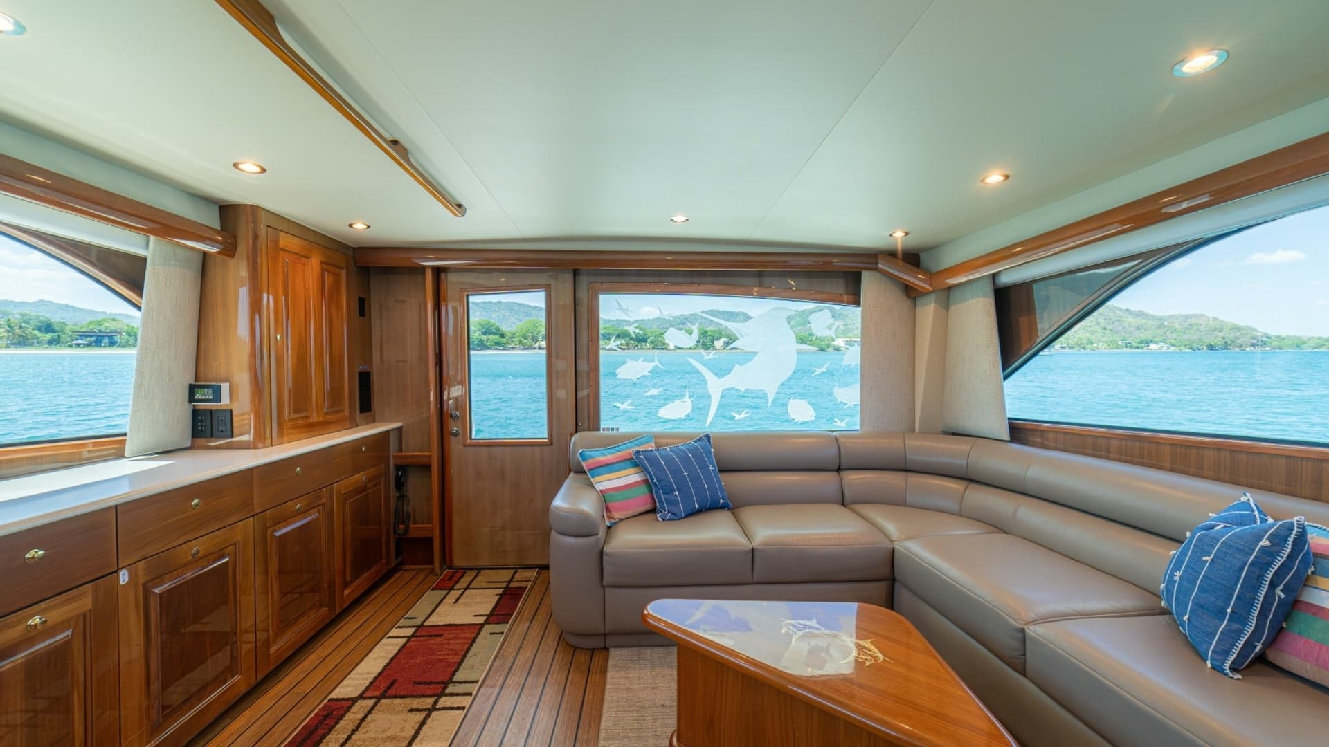 Spacious Salon with Panoramic Views