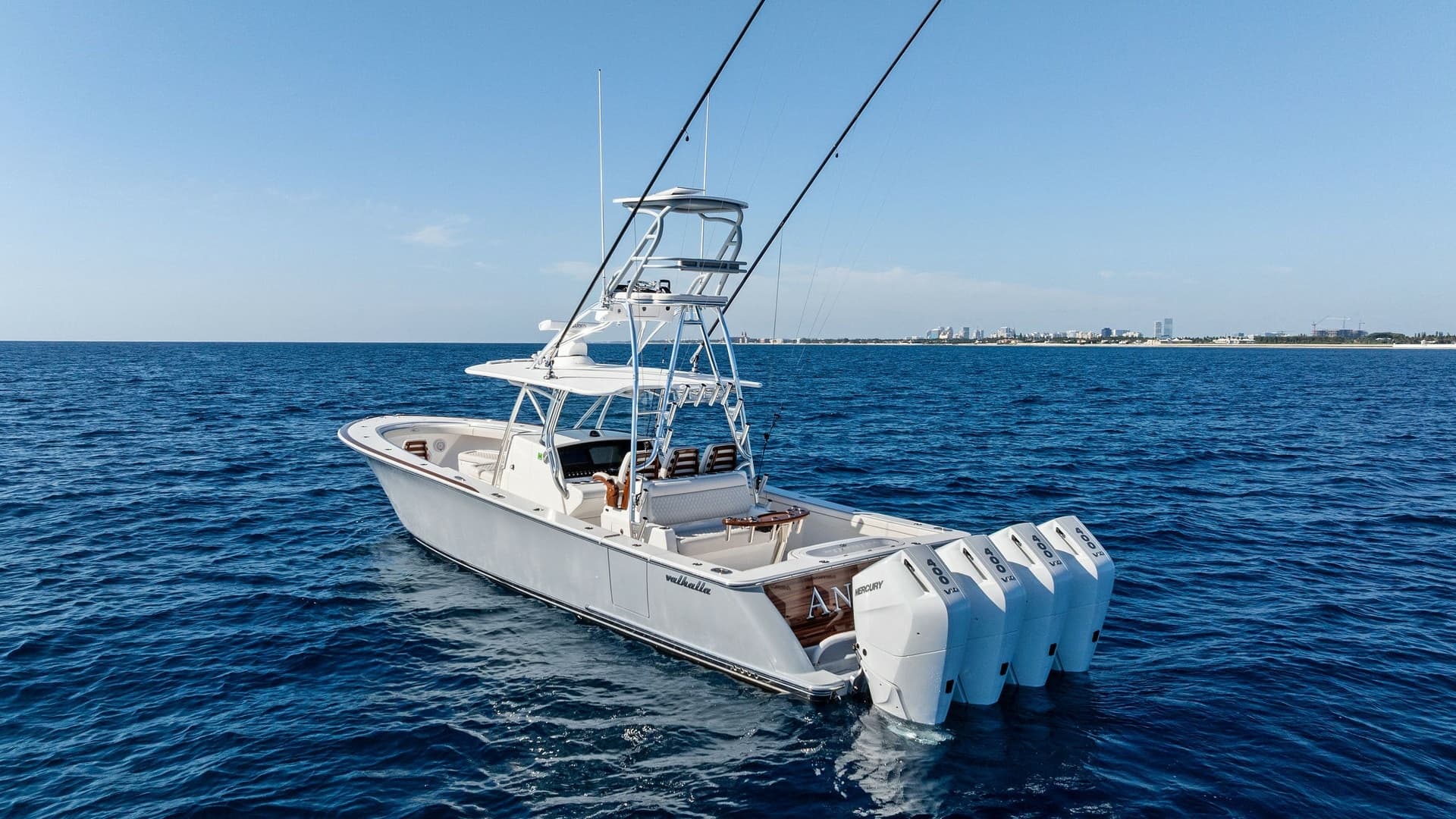 Aft Deck with Quad Outboards