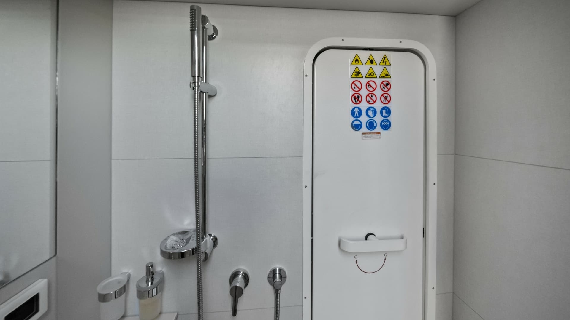 2026 Absolute Navetta 58 "Andiamo" Modern Yacht Bathroom with Shower