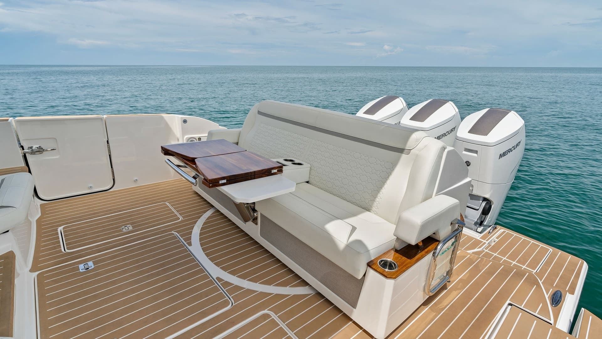 Spacious Aft Deck with Seating