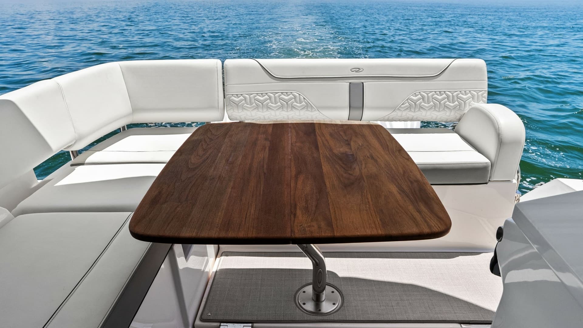Aft Deck with Teak Table