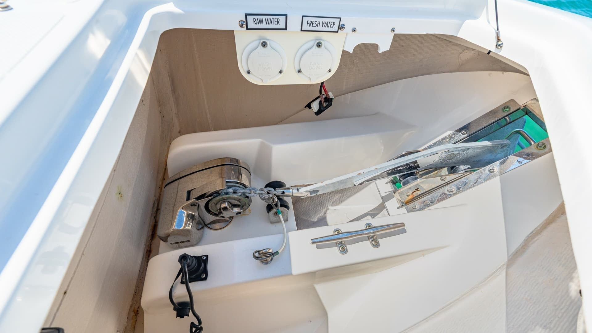 Anchor Locker with Windlass System