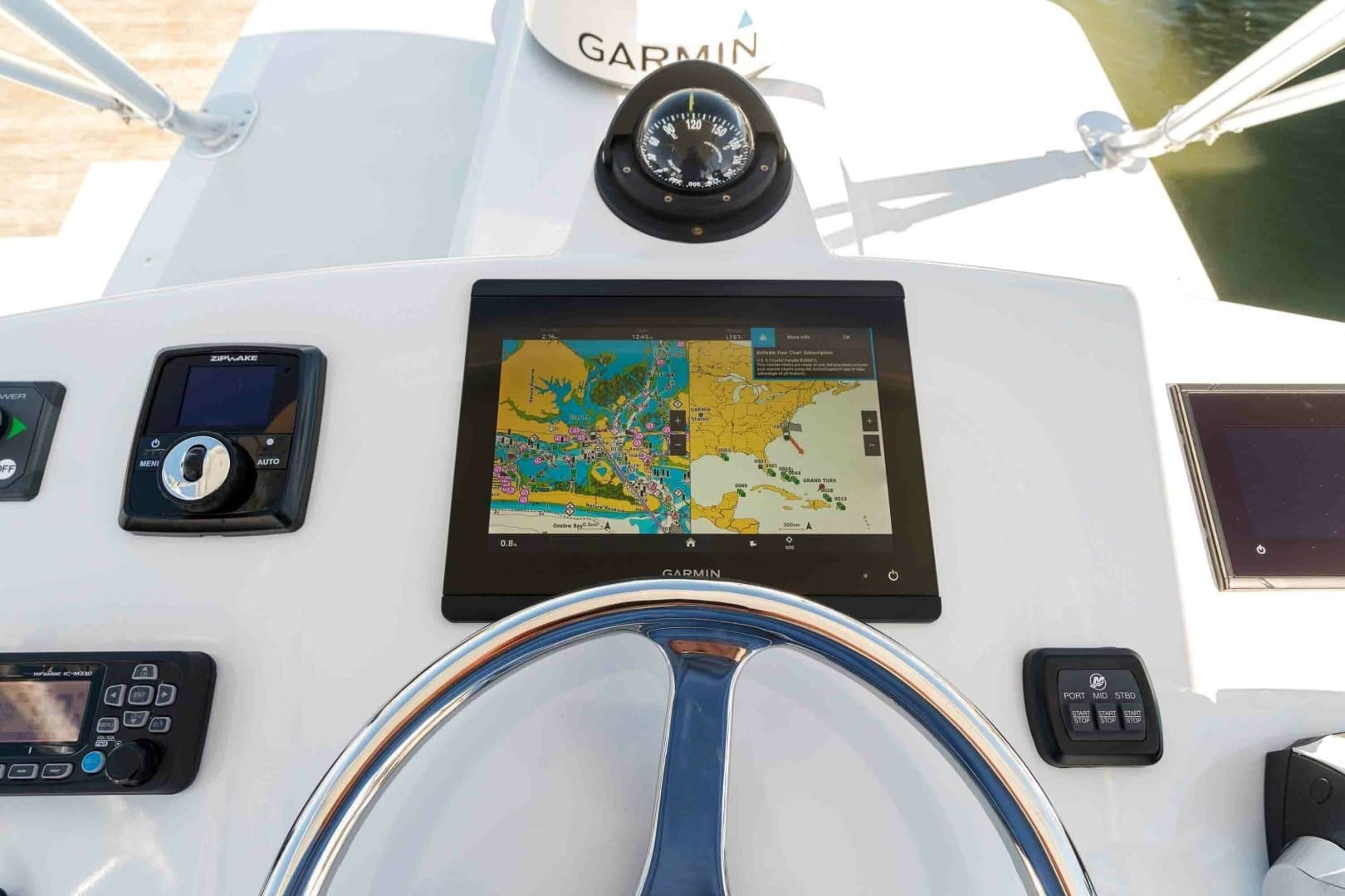 Custom Carolina 41 FLYING  LOW - Tower Helm