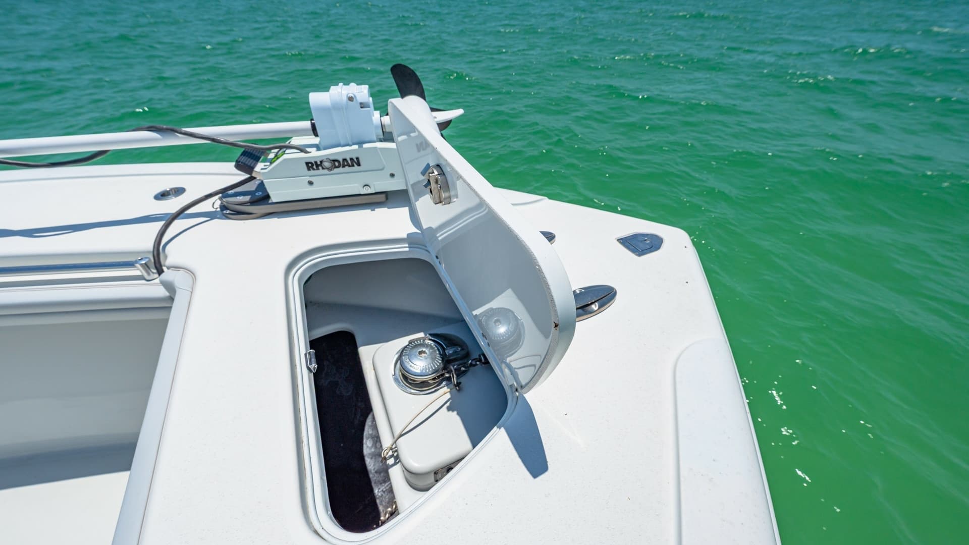 Bow Anchor Locker and Windlass
