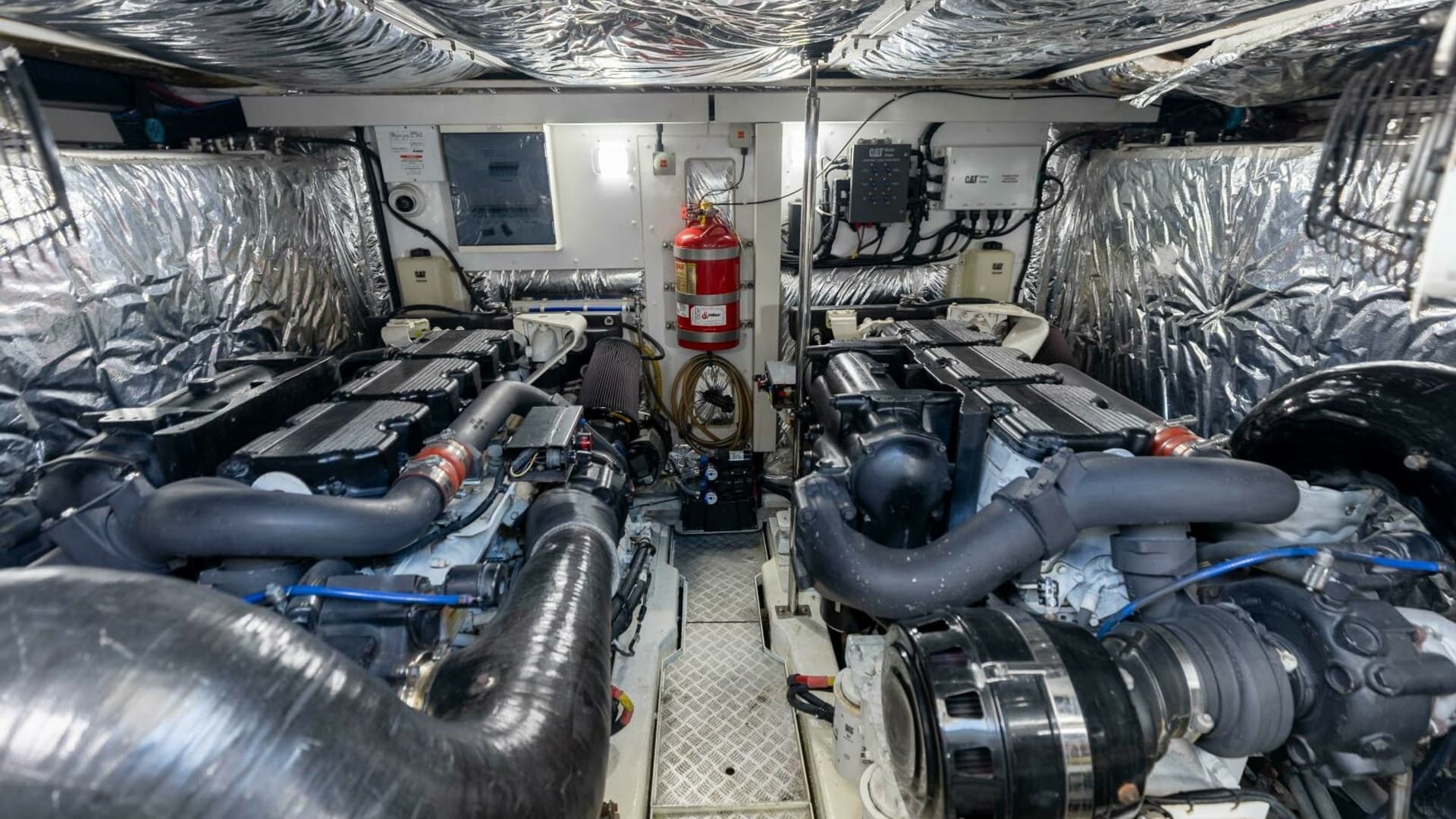 2011 Princess 64 'Harbor Story' - Engine Room