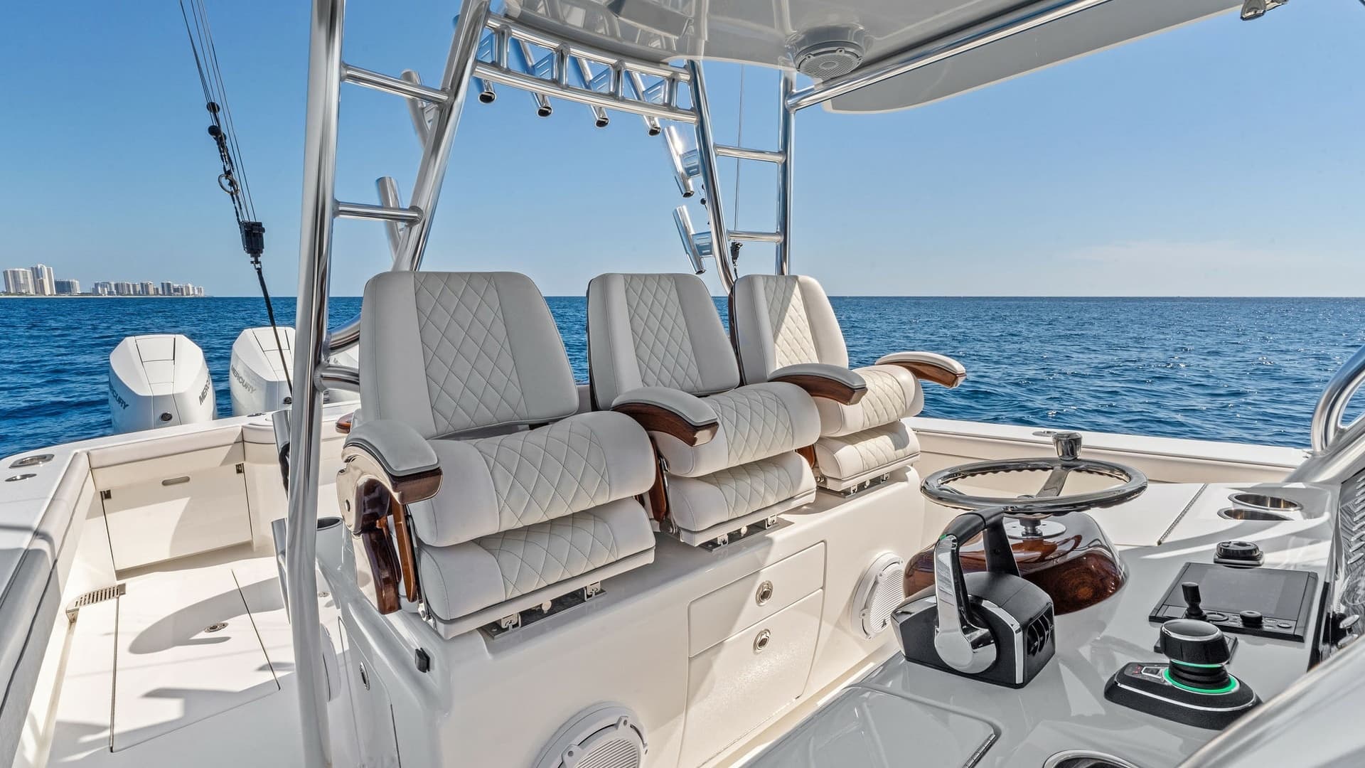 Helm Station with Triple Seating