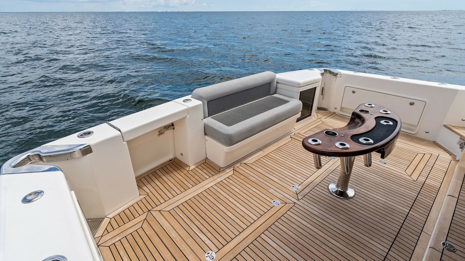 Spacious Aft Deck with Seating