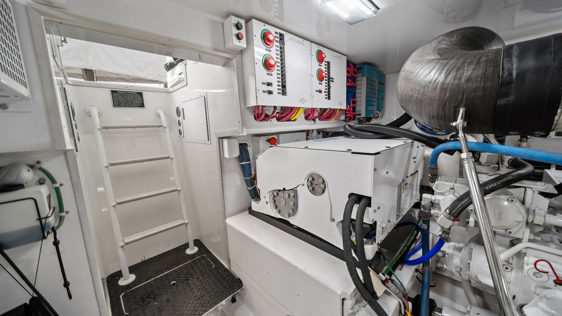 Engine Room with Control Panels