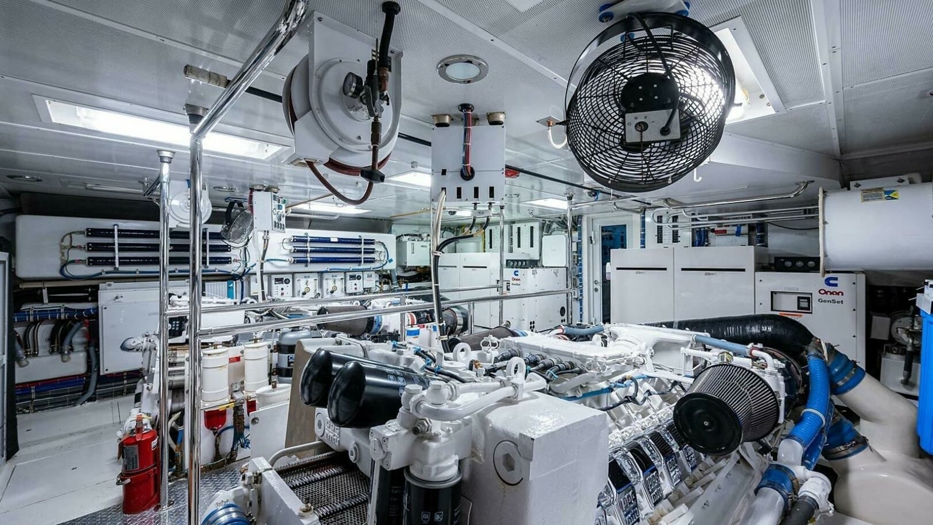 Engine Room with Twin Engines