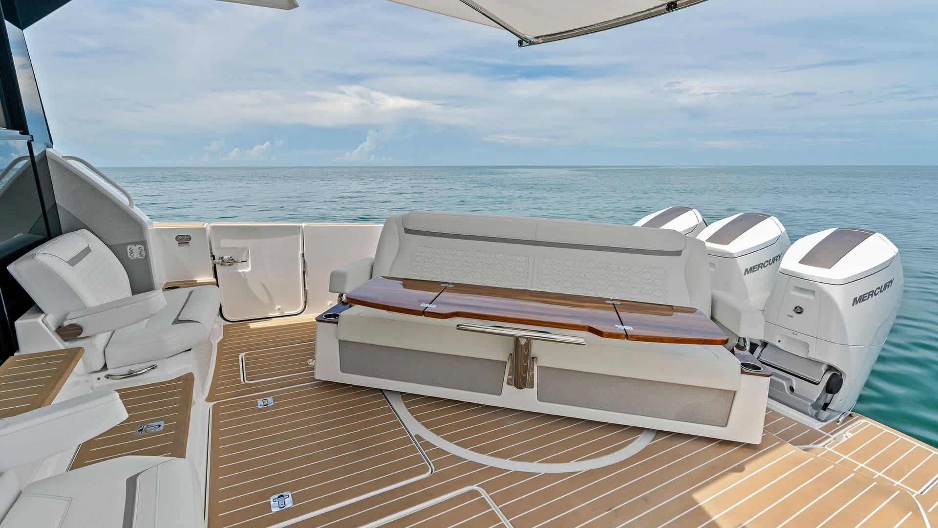 Spacious Aft Deck with Seating