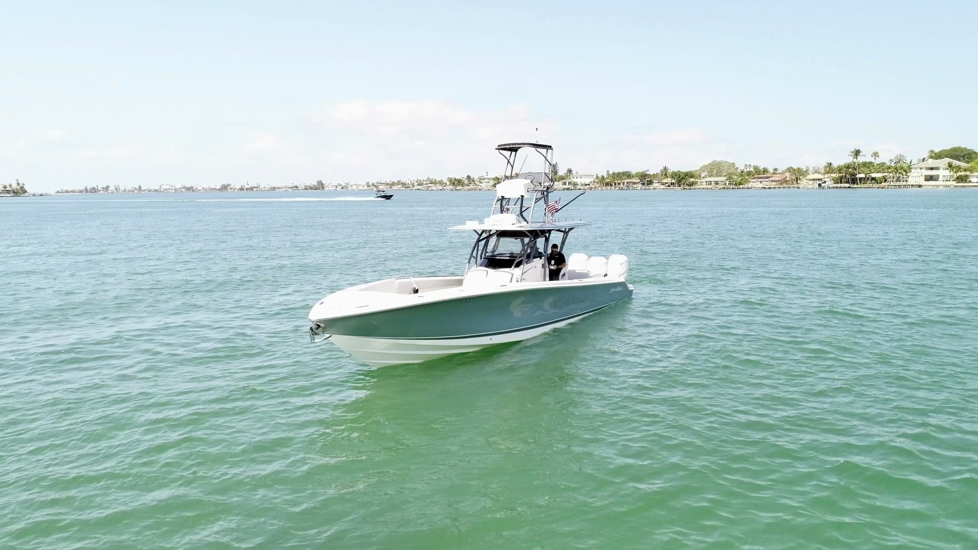 Bow View of Nor-Tech 390 Sport