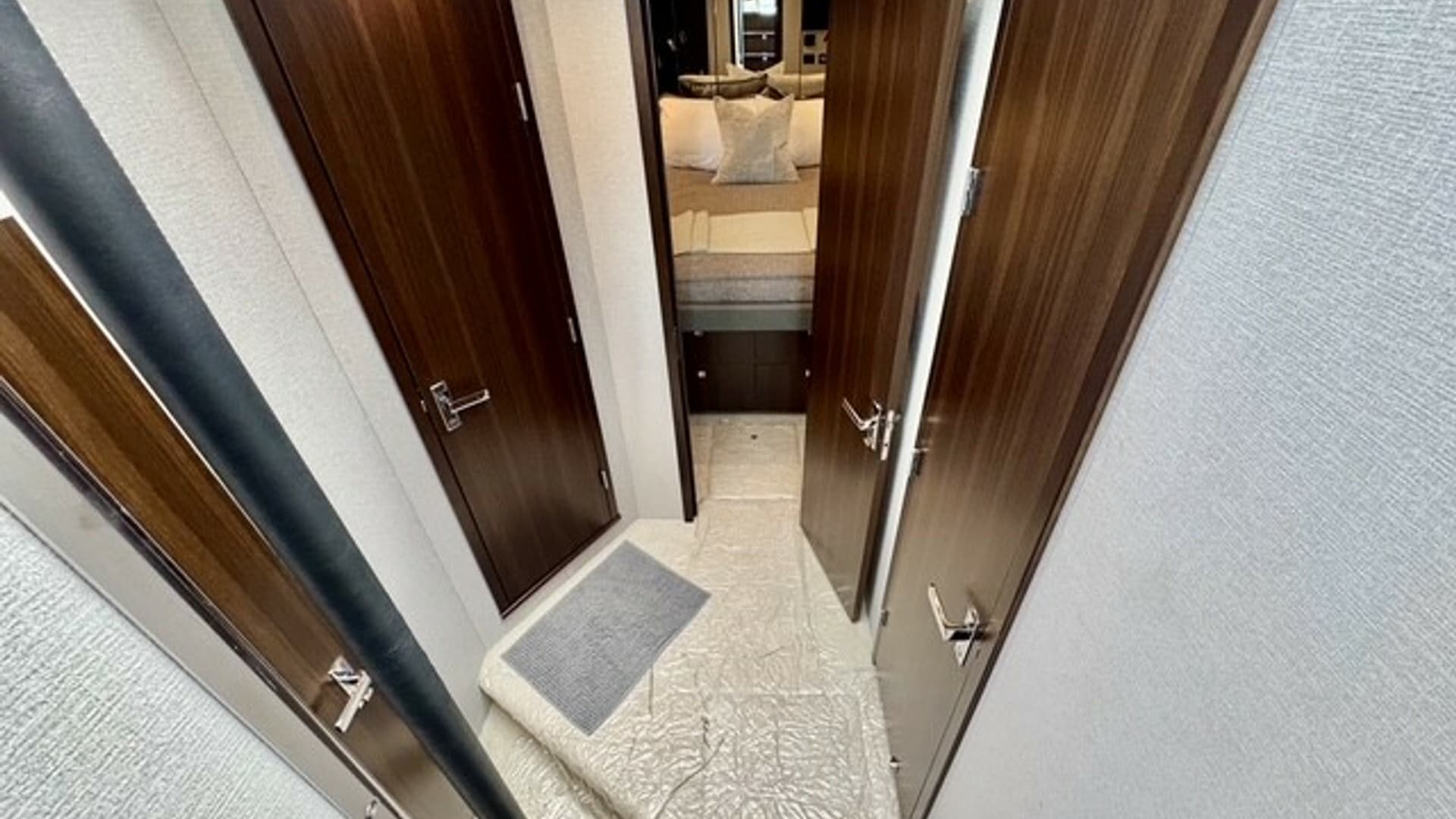 Lower Deck Hallway and Stateroom Entry