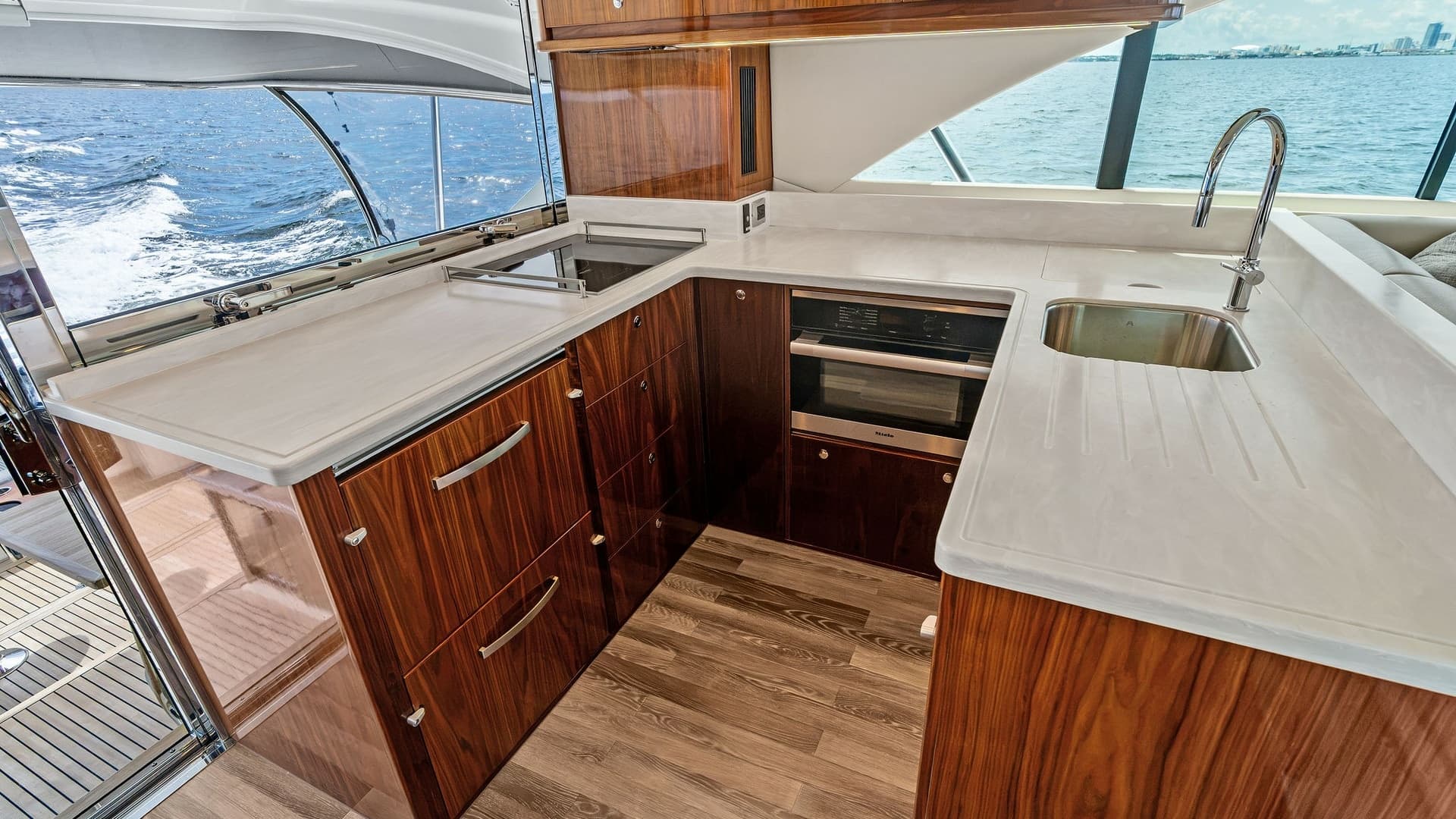 Galley with Ocean View