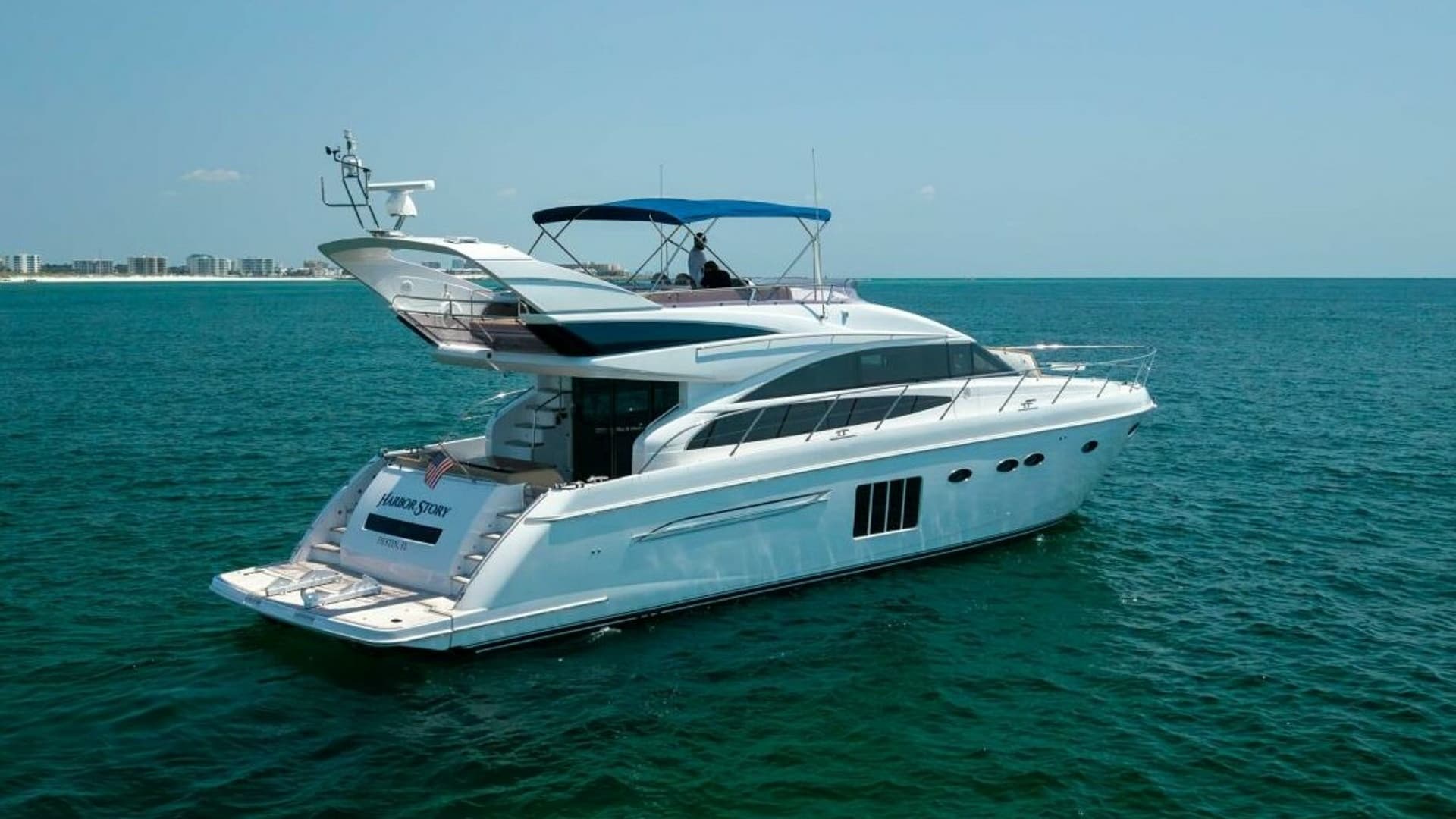 2011 Princess 64 'Harbor Story' -Stern