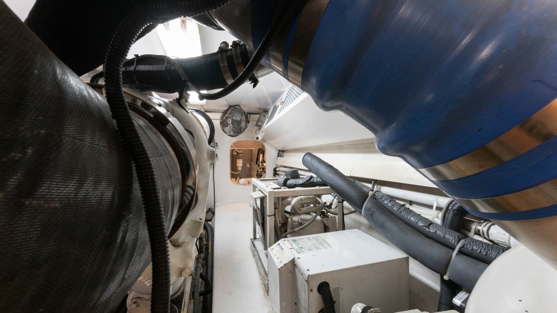 Engine Room with Machinery View