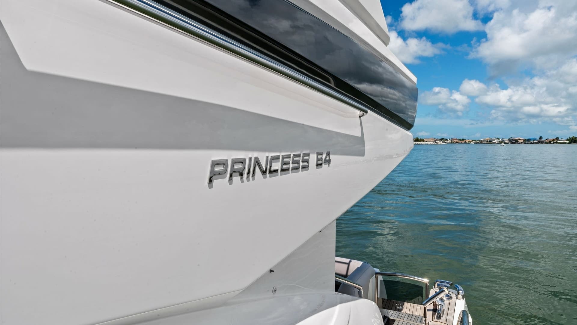 Sleek Exterior Profile and Stern Detail