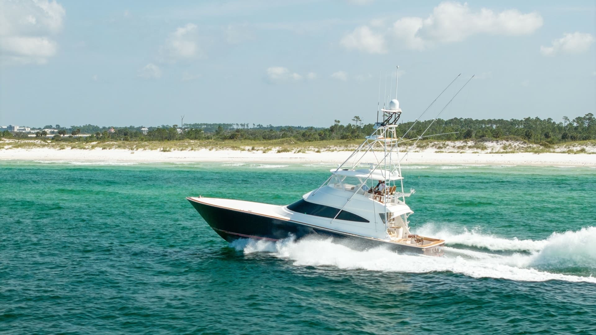 Viking 68 Convertible Cruising