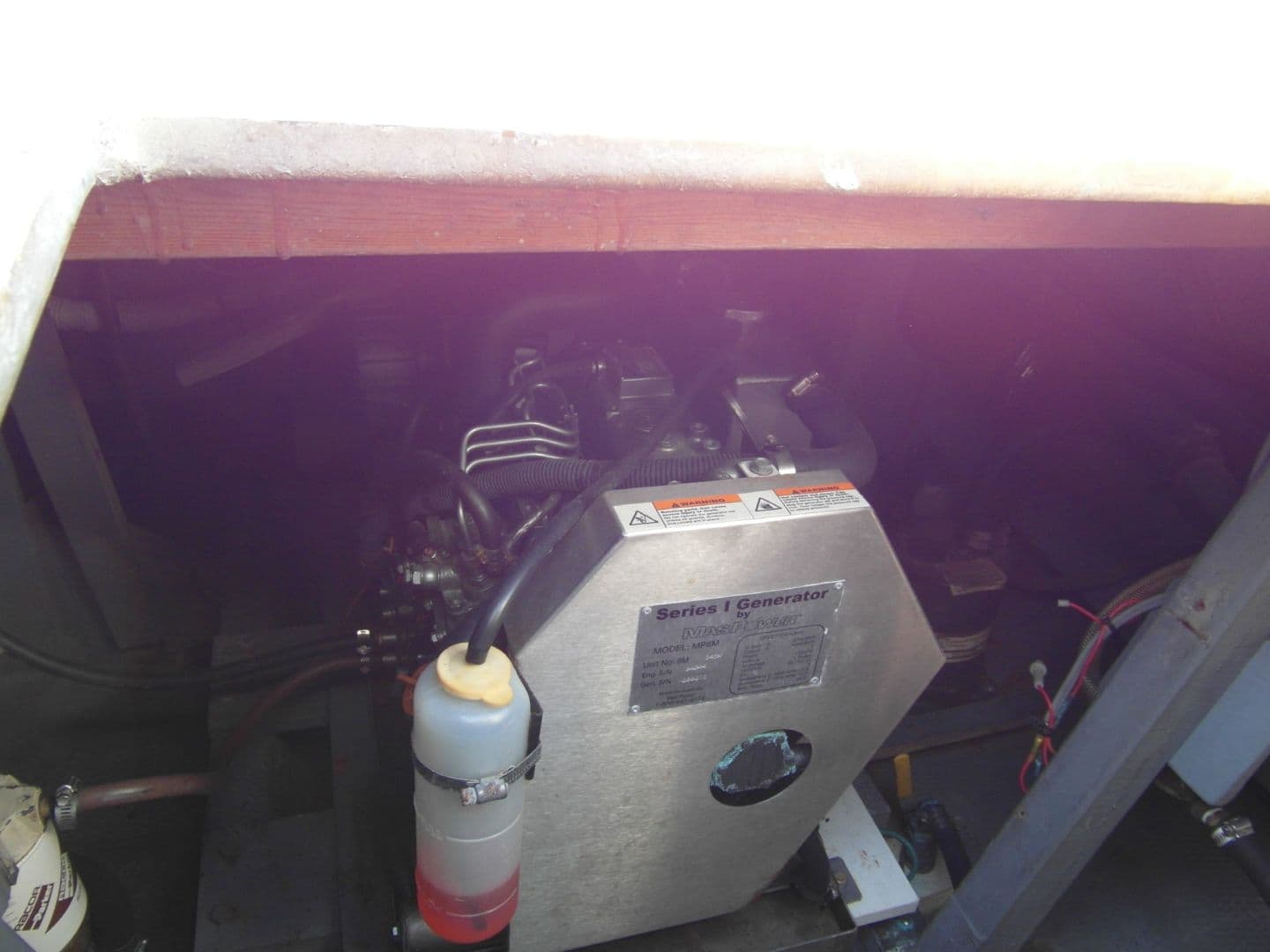 1995 Sportfish Engine Room