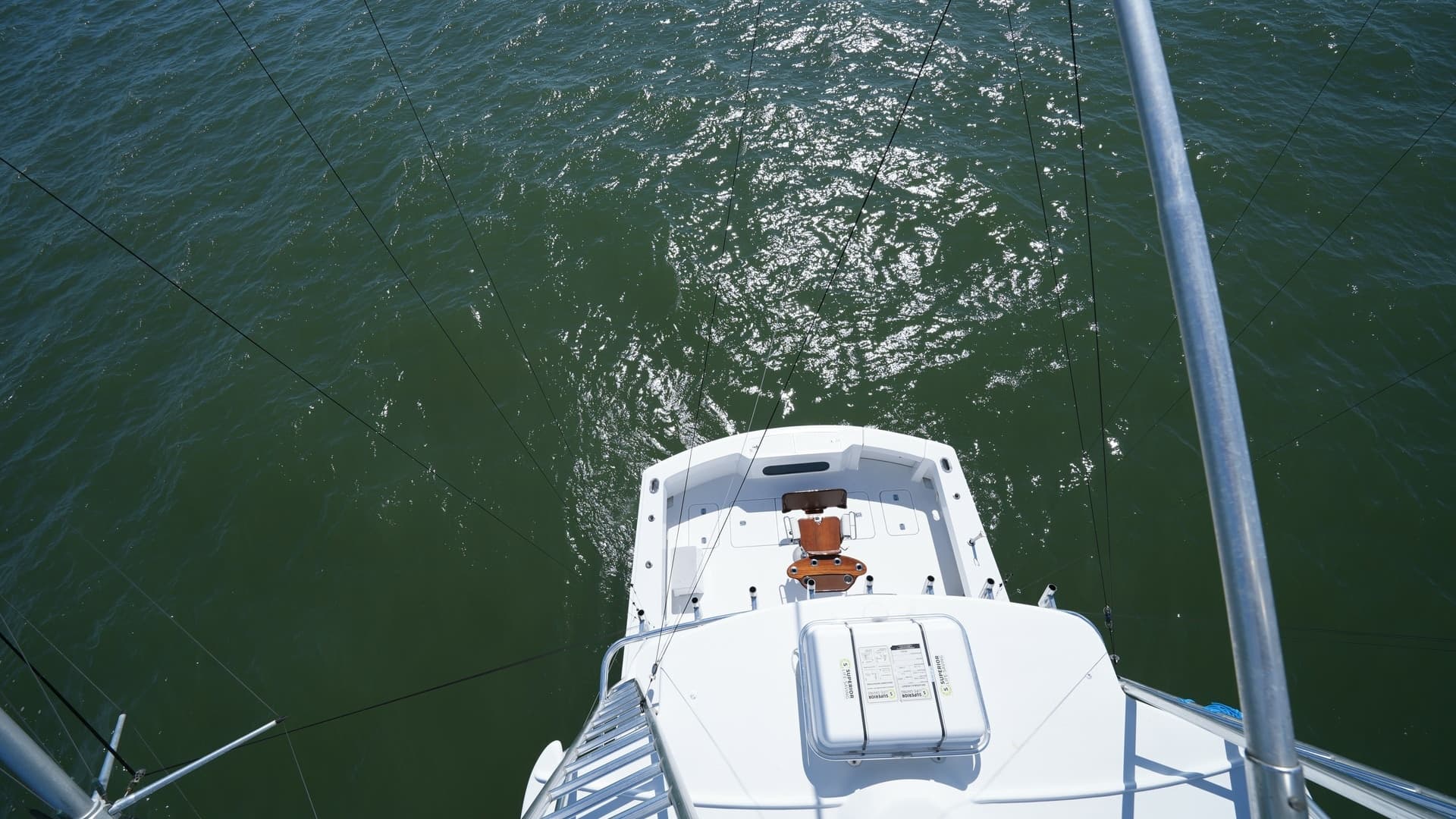 Flybridge View Over Cockpit
