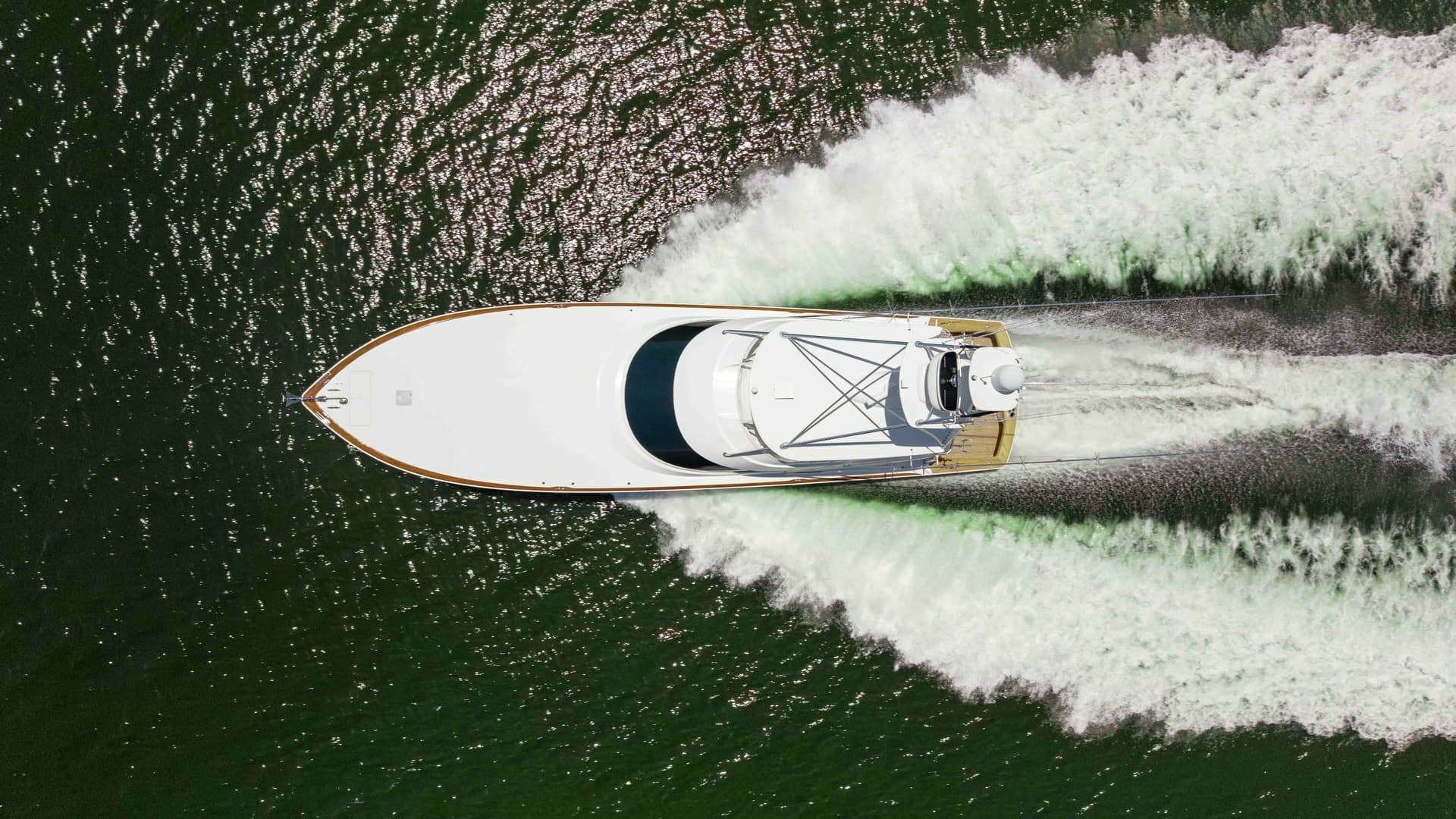 Aerial View of Viking 80 Convertible