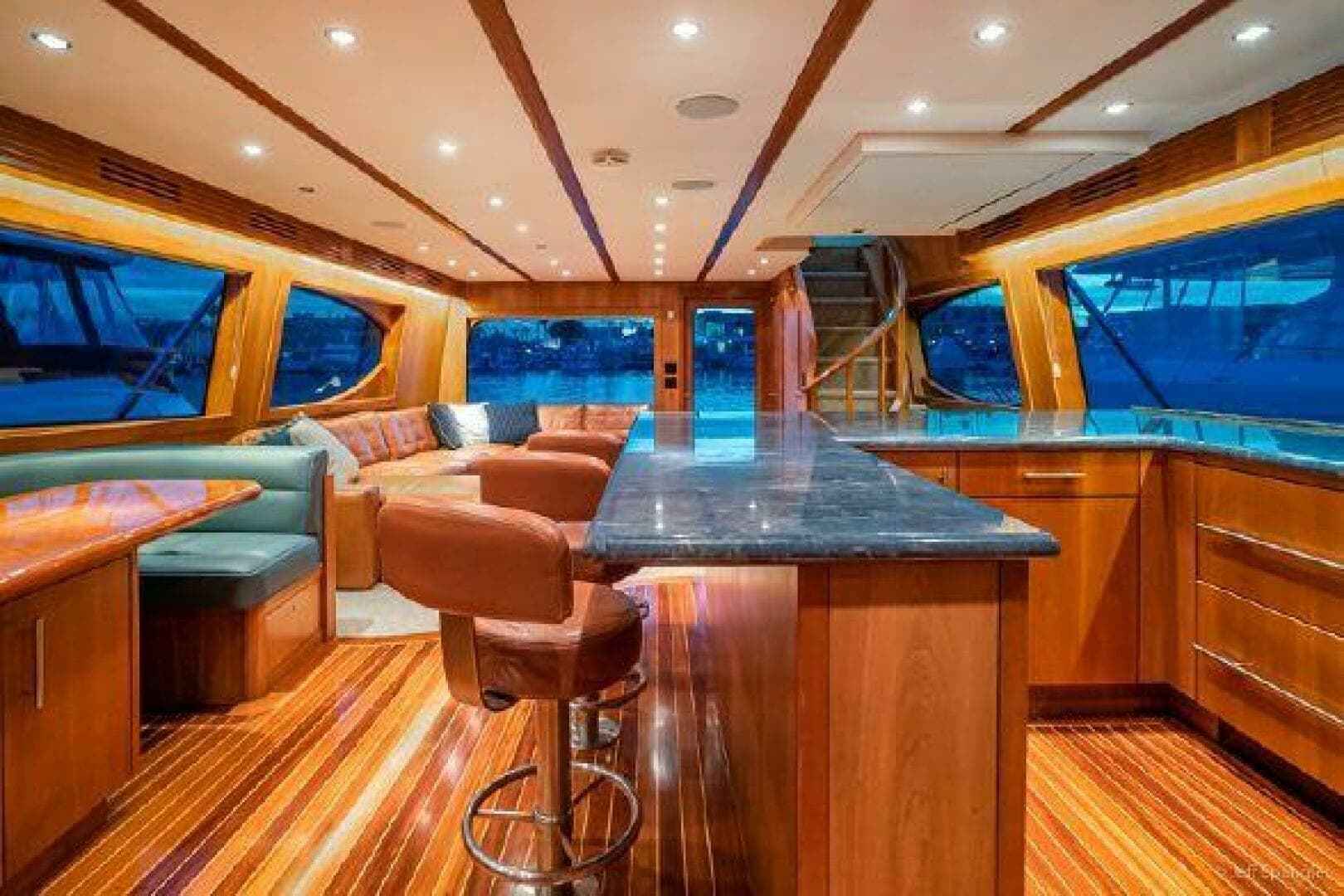 2008 77 Enclosed Bridge "Desperado" -Galley
