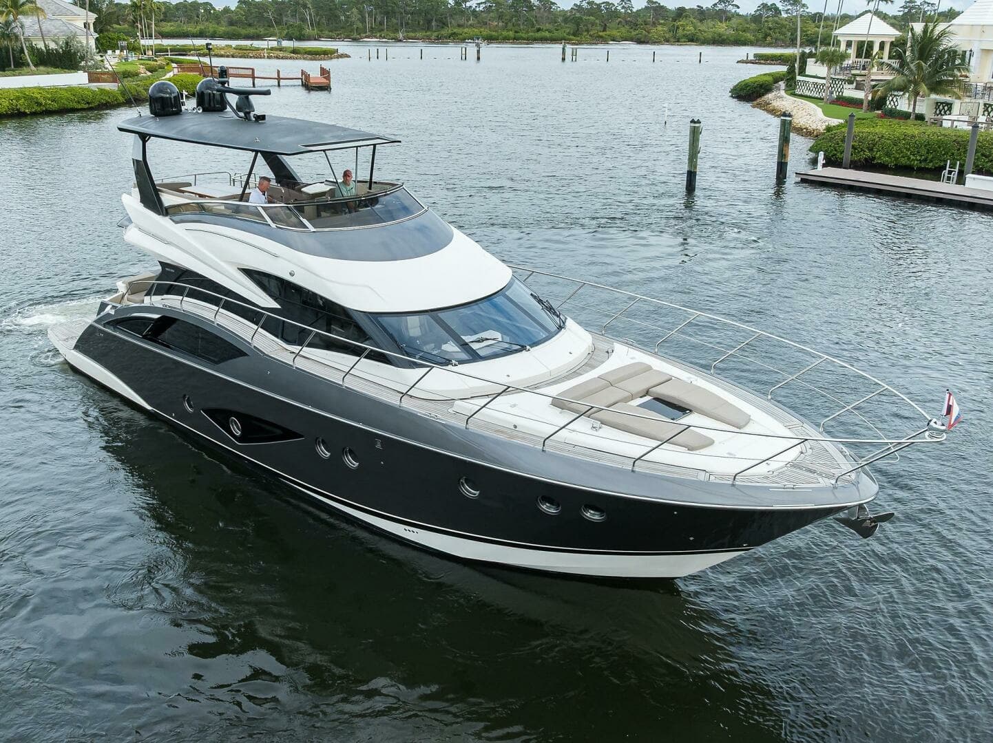 Marquis 66 ANDIAMO -  Starboard Bow Aerial Profile
