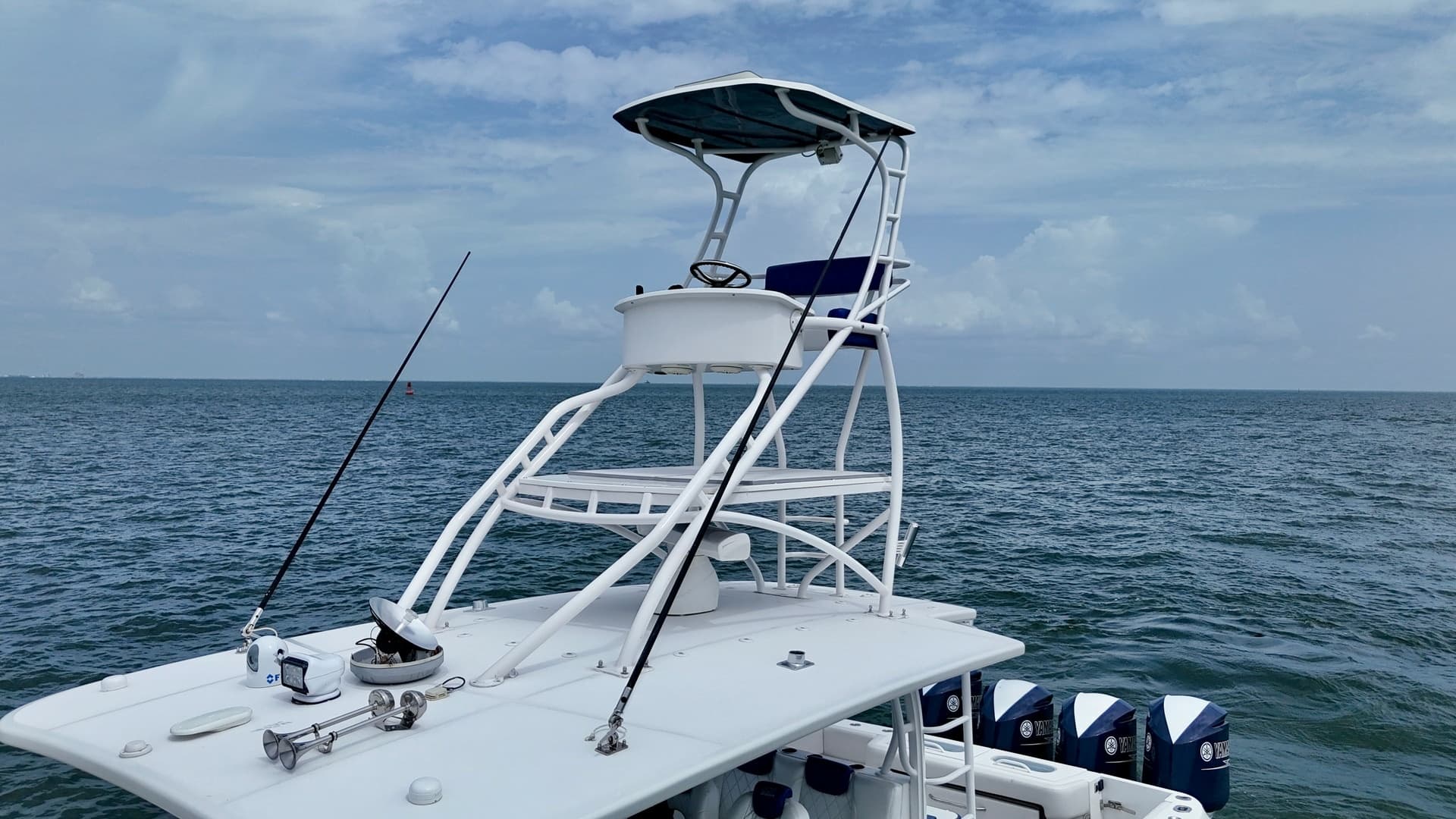 Flybridge with Helm Station
