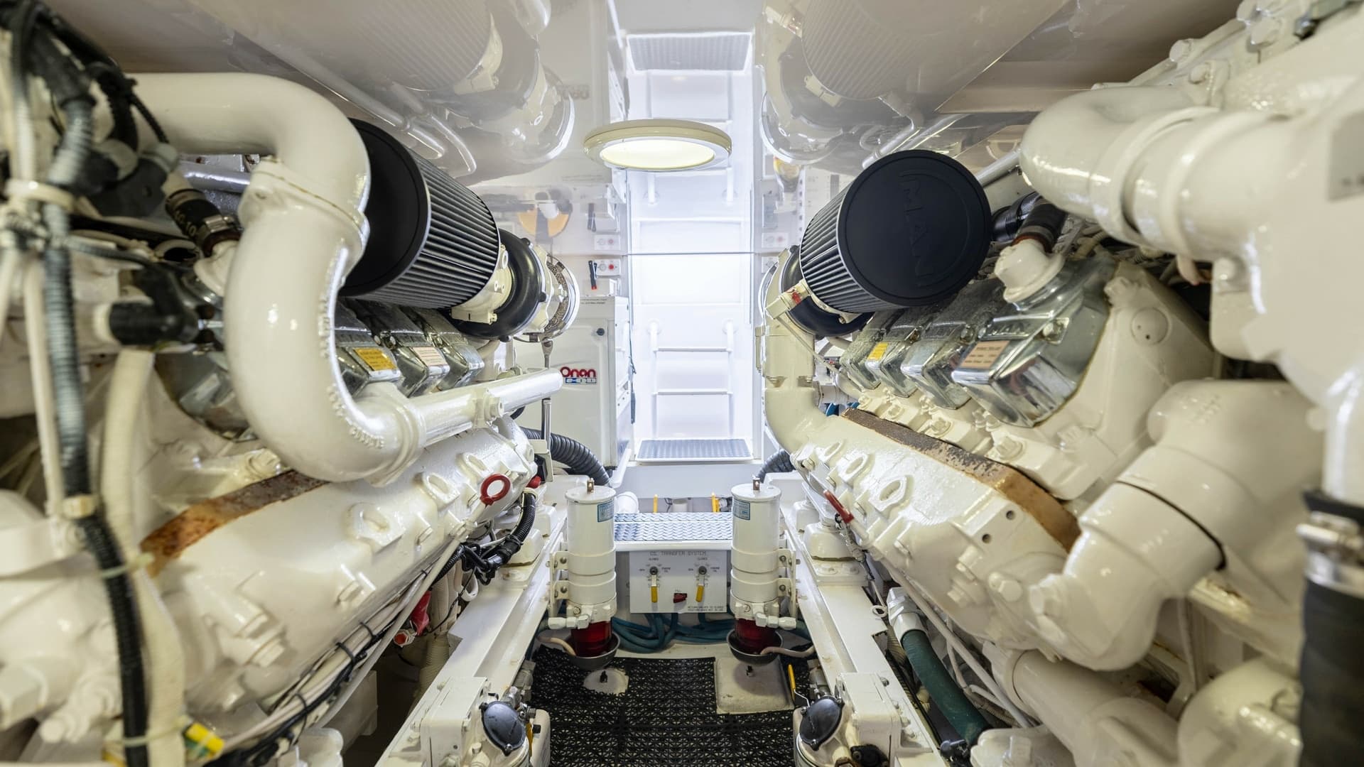 Engine Room with Twin Engines