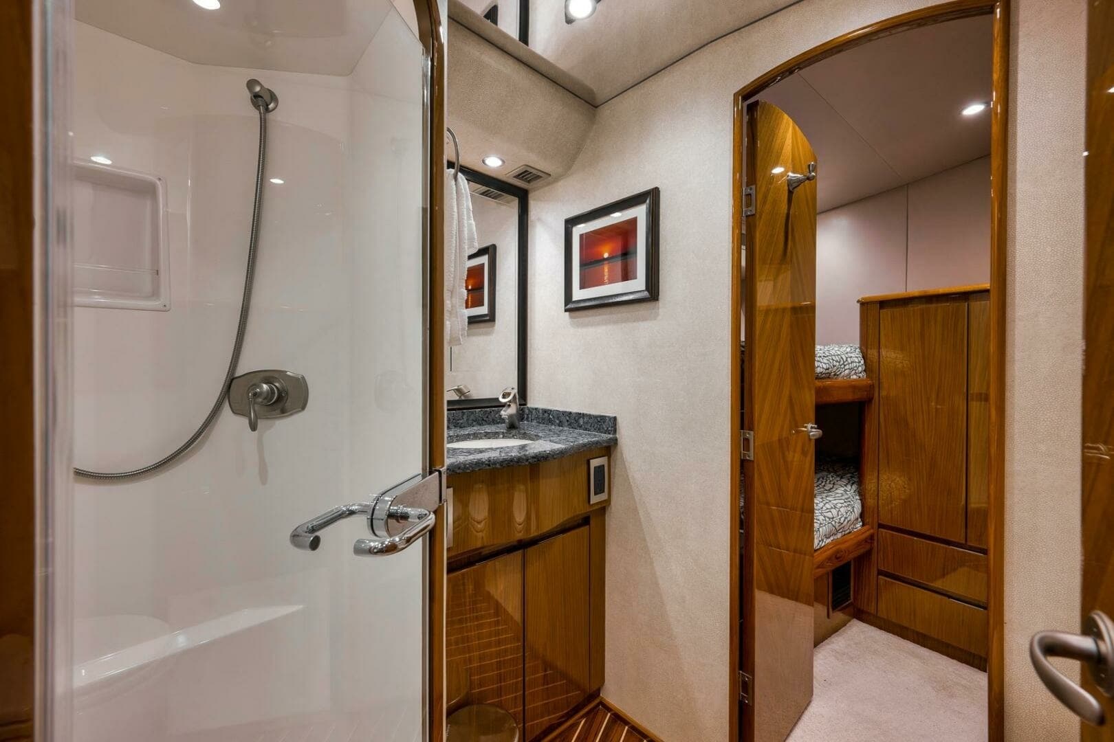 2011 Viking 76 Enclosed Bridge- TEUSEAS- Port Head